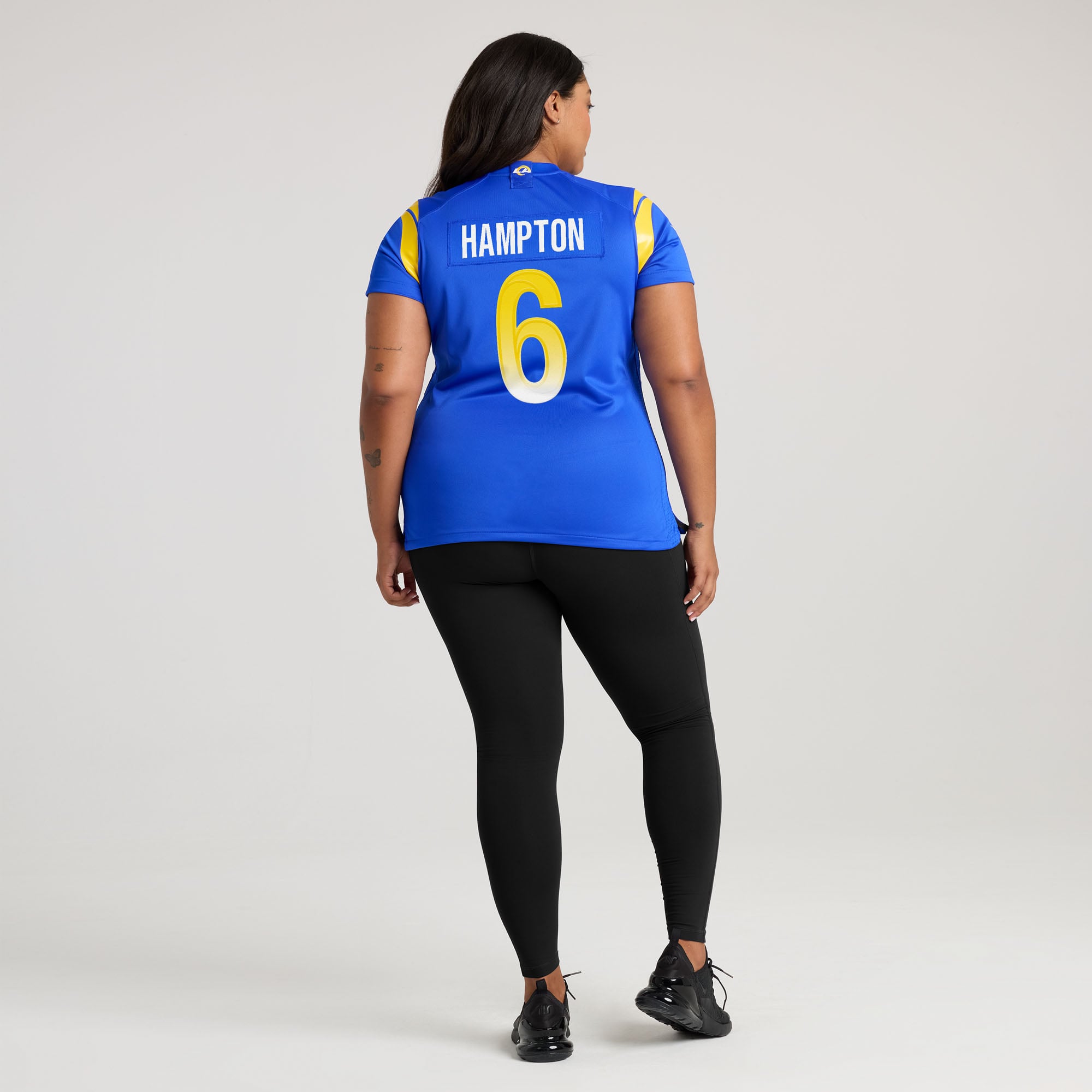 Nick Hampton Los Angeles Rams Women's Team Game Jersey - Royal - Image 8
