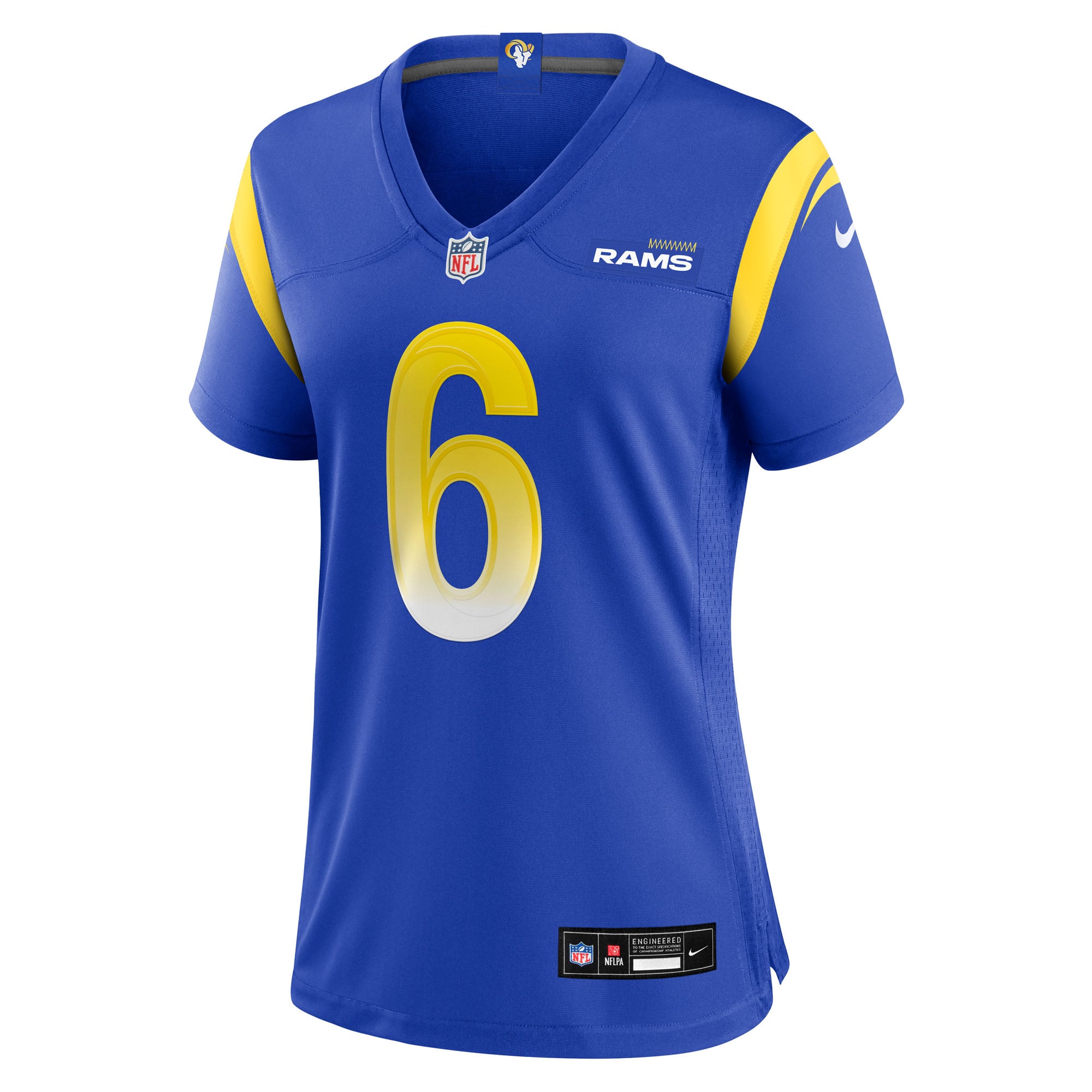 Nick Hampton Los Angeles Rams Women's Team Game Jersey - Royal - Image 3