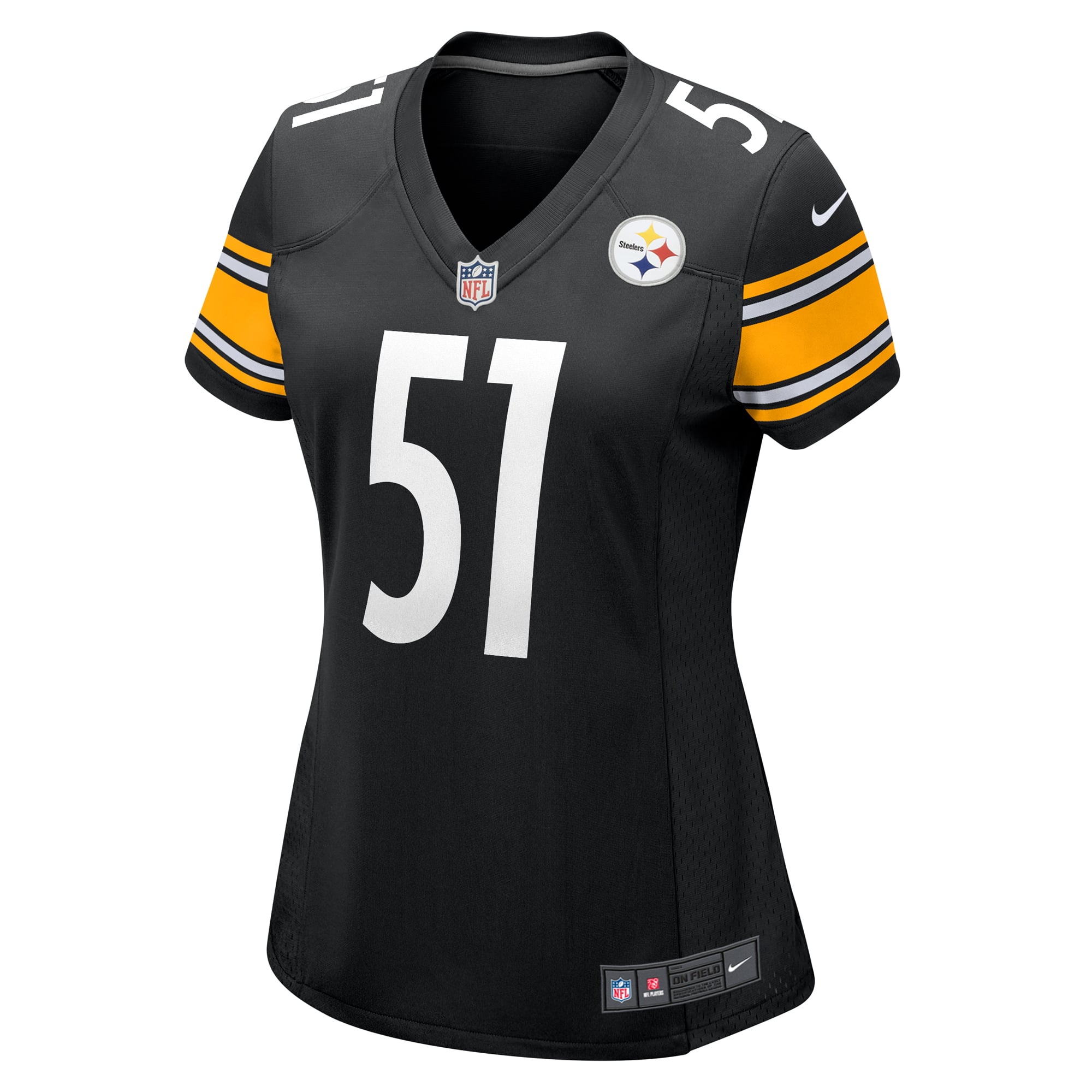 Nick Herbig Pittsburgh Steelers Women's Game Jersey - Black - Image 3