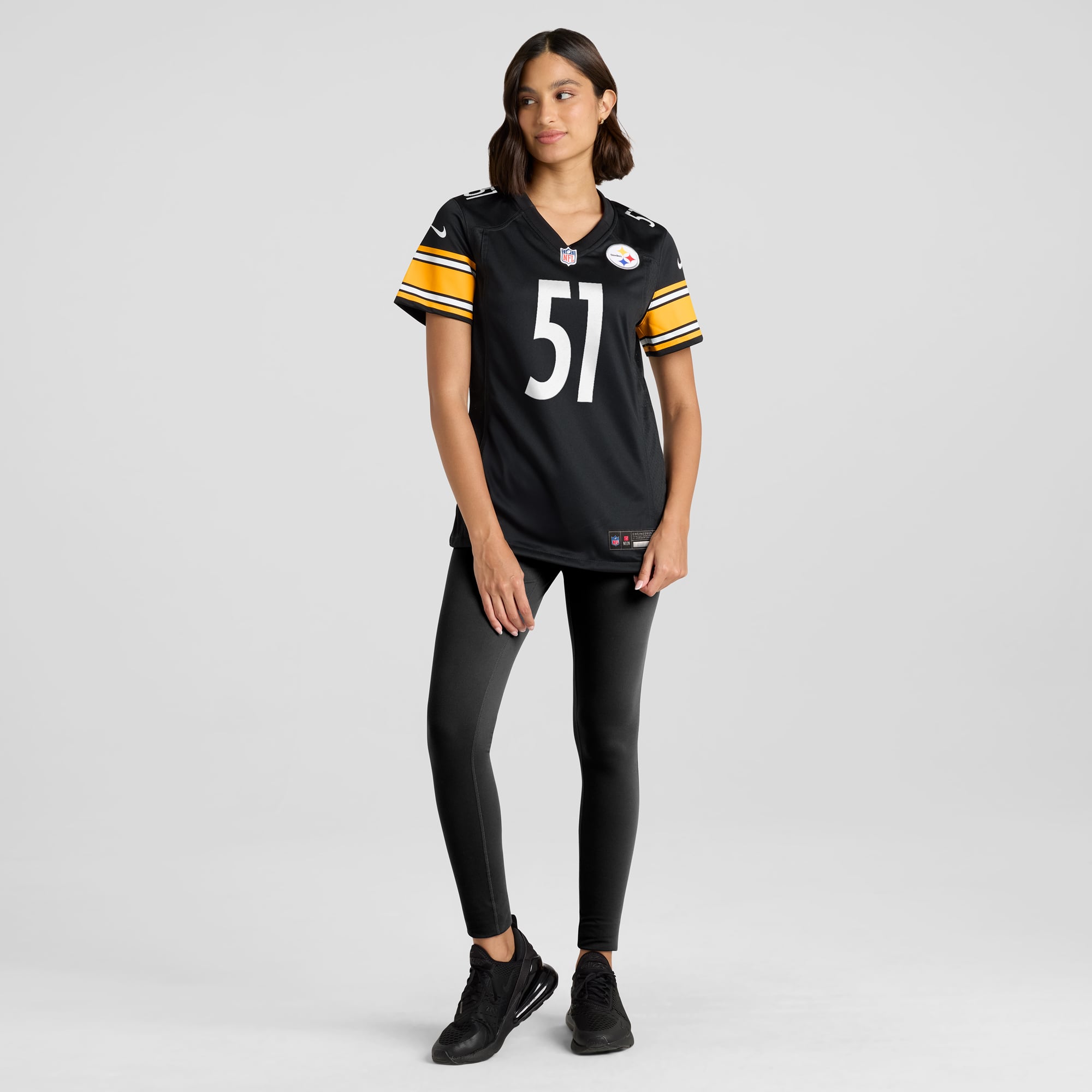 Nick Herbig Pittsburgh Steelers Women's Game Jersey - Black - Image 5