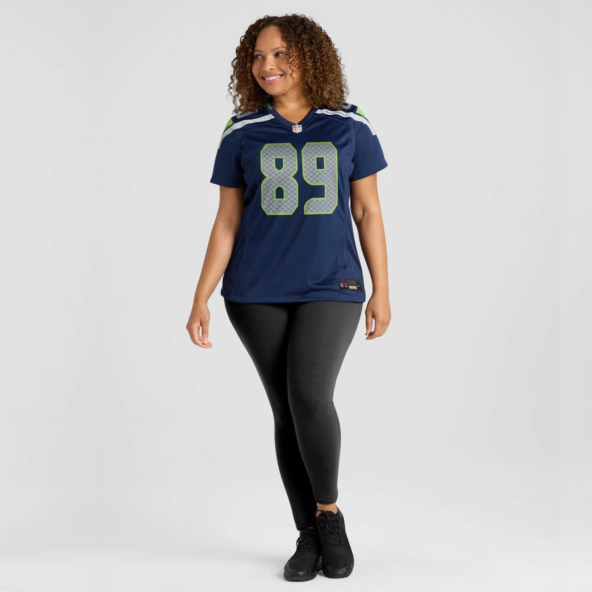 Nick Kallerup Seattle Seahawks Women's Team Game Jersey - College Navy - Image 7