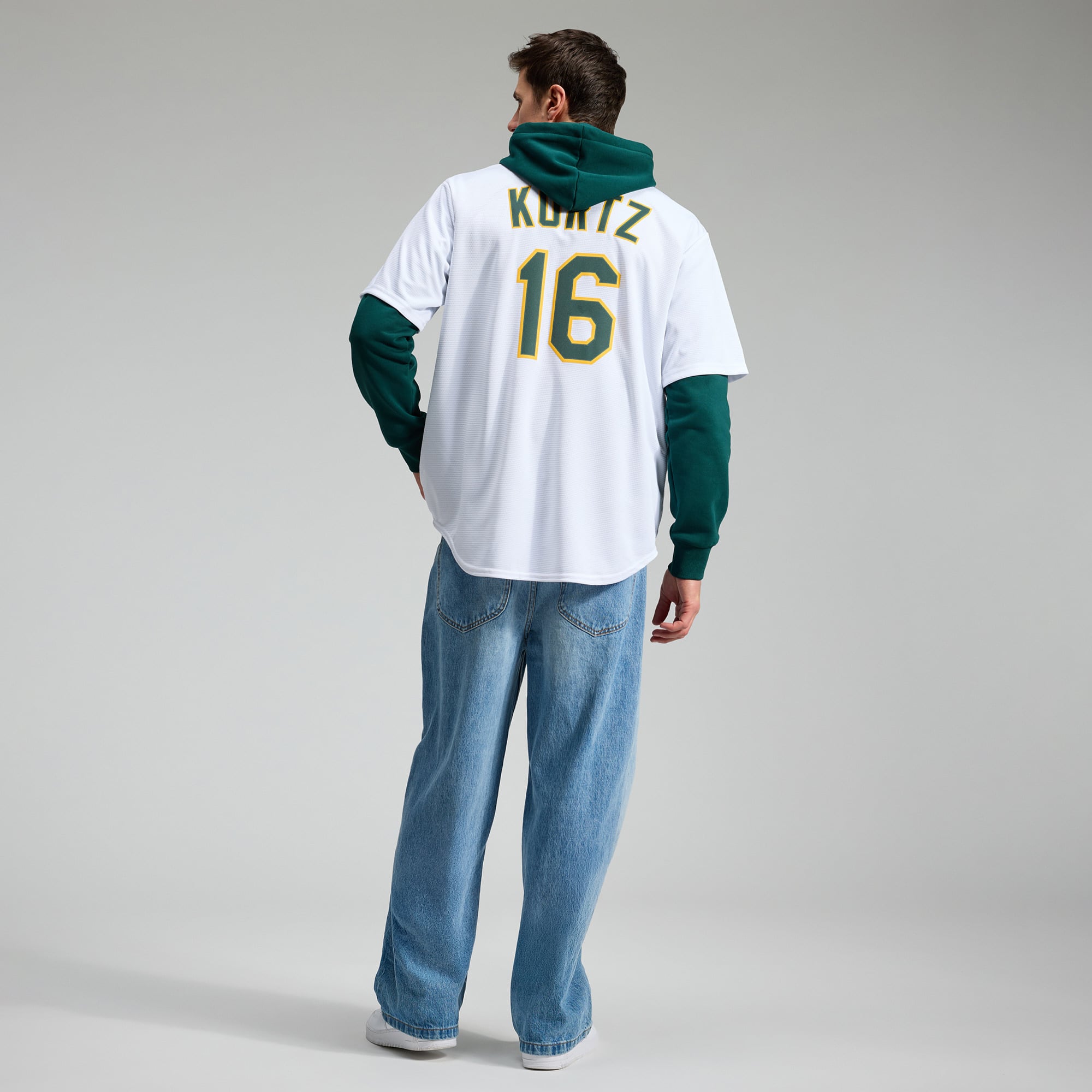 Nick Kurtz Athletics Home Player Jersey - White - Image 8