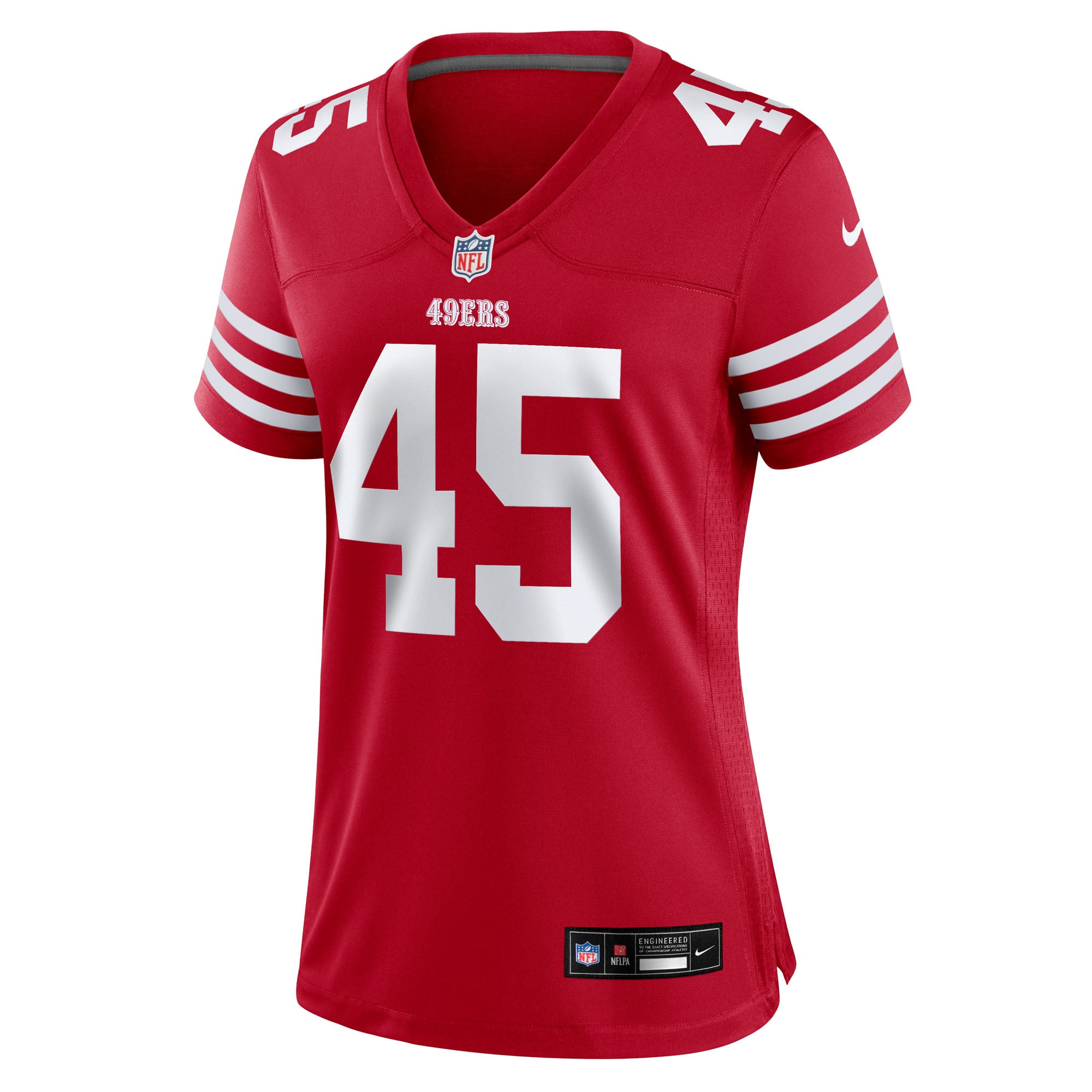 Nick Martin San Francisco 49ers Women's Team Game Jersey - Scarlet - Image 3