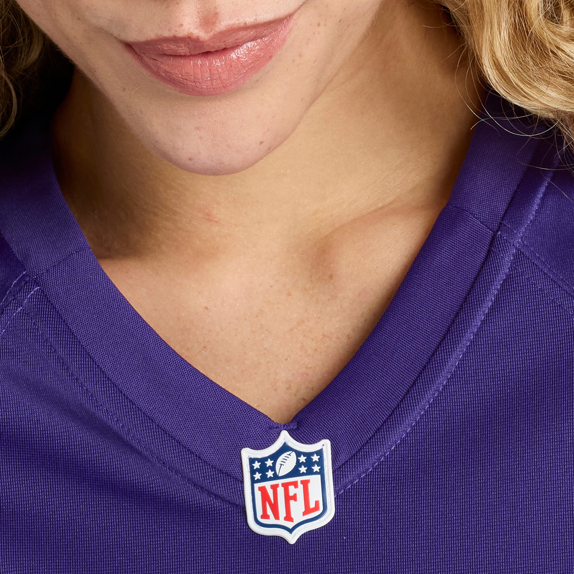 Nick Moore Baltimore Ravens Women's Game Player Jersey - Purple - Image 9