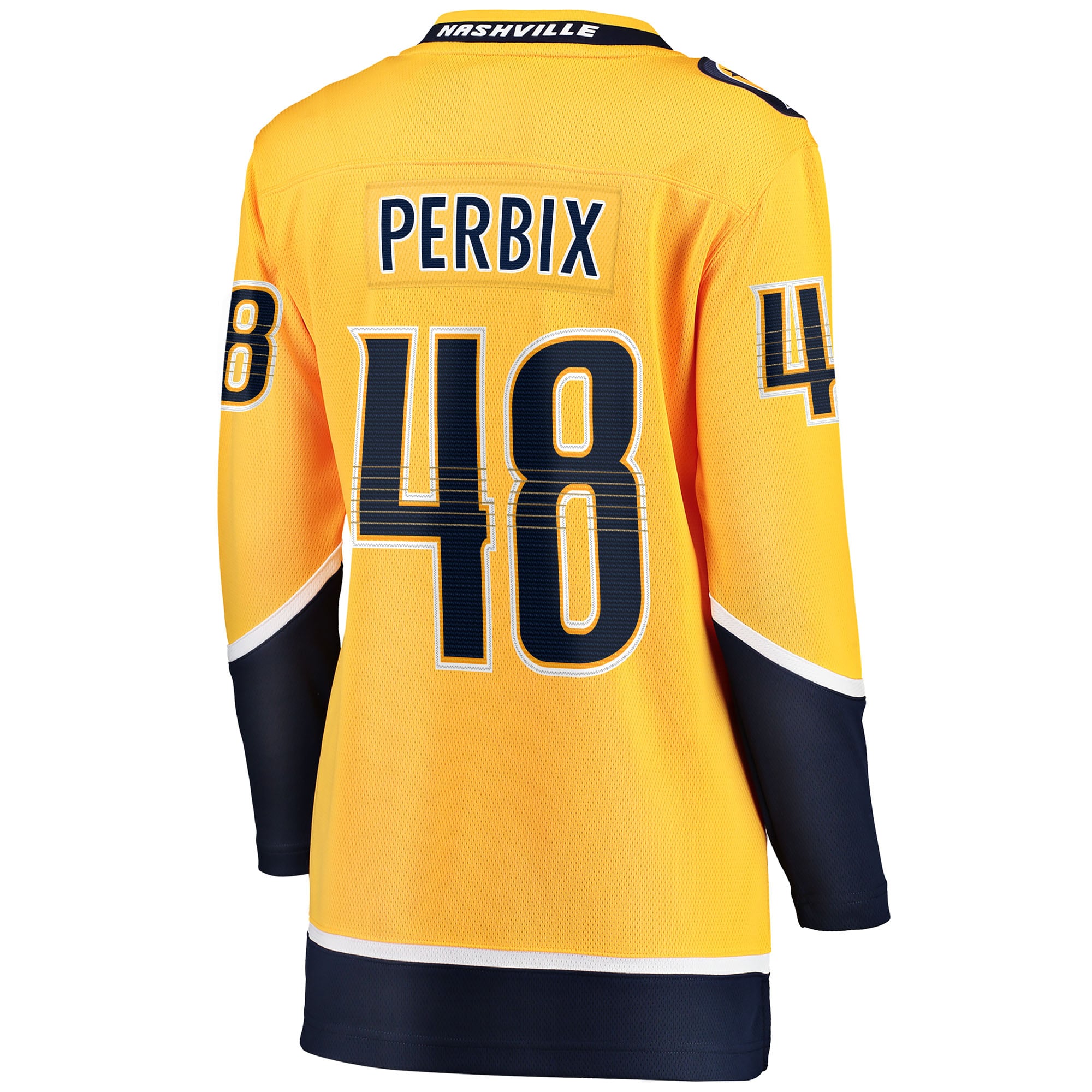 Nick Perbix Nashville Predators Women's Home Breakaway Jersey - Gold - Image 4