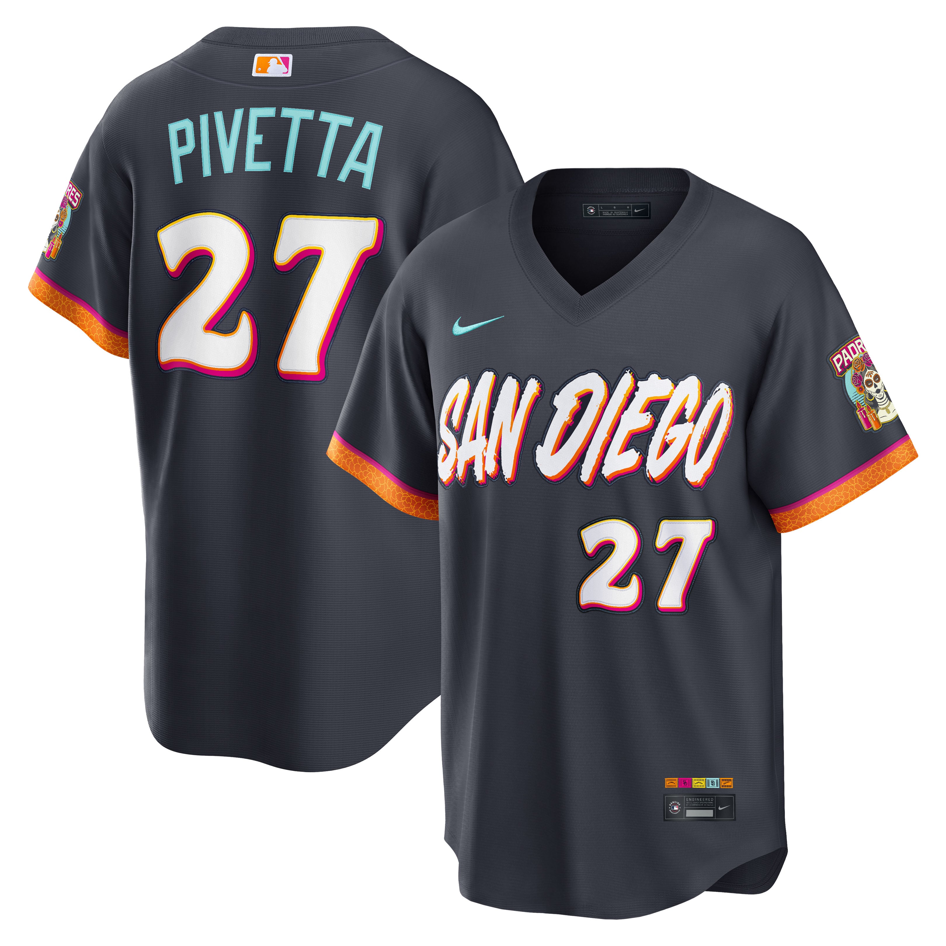 Nick Pivetta San Diego Padres 2026 City Connect Stadium Jersey - Obsidian