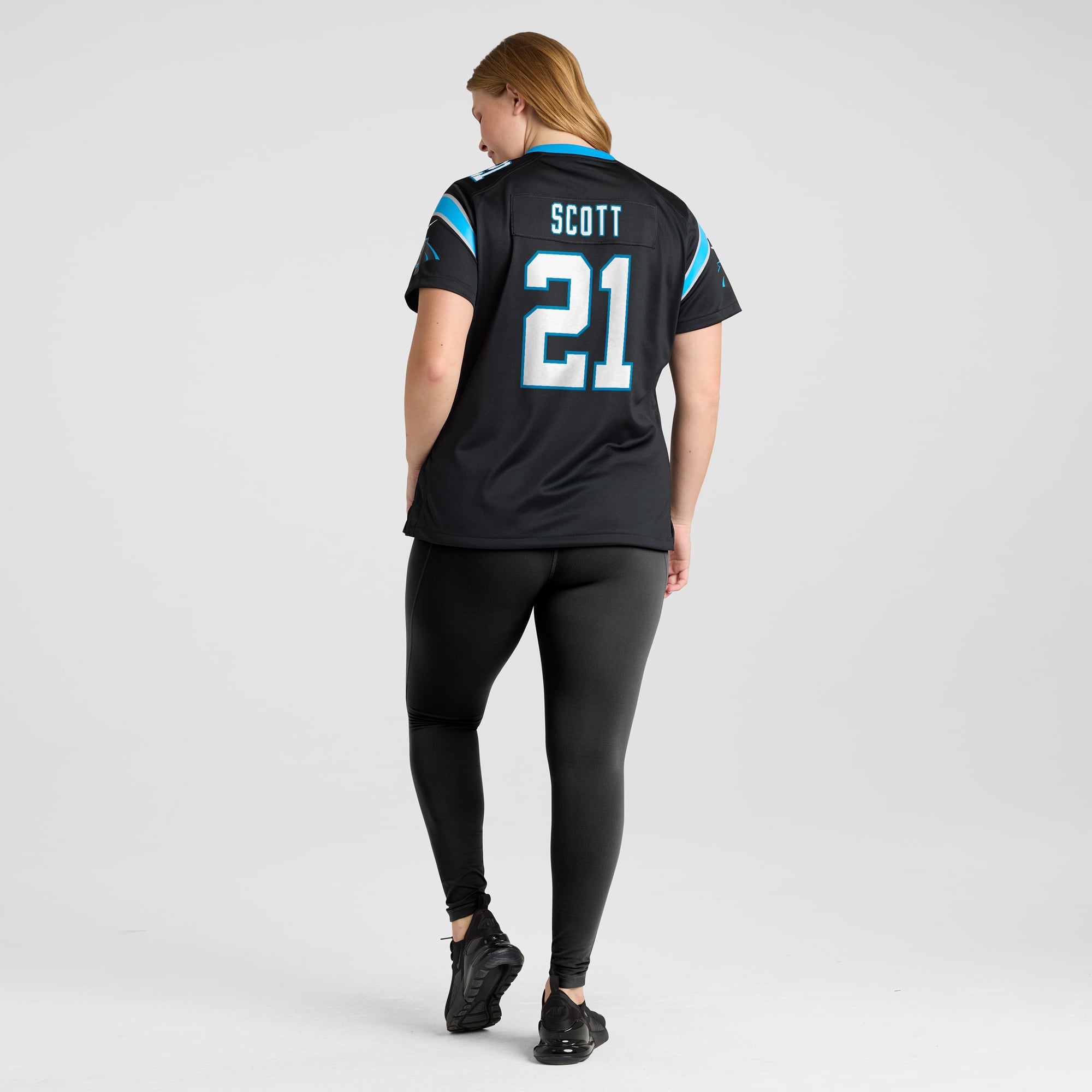 Nick Scott Carolina Panthers Women's Game Jersey - Black - Image 8
