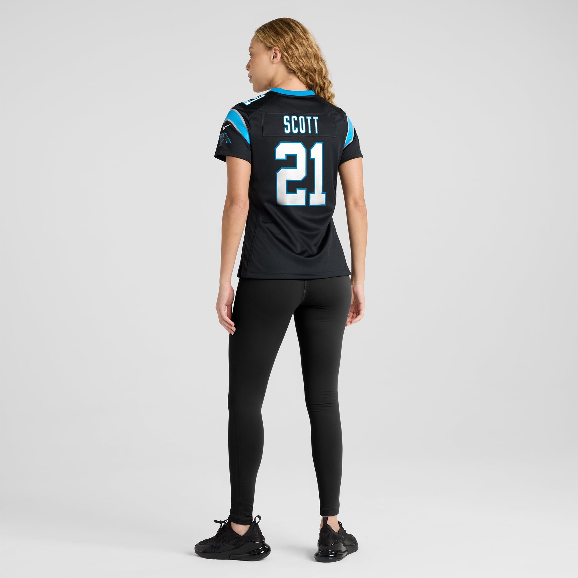 Nick Scott Carolina Panthers Women's Game Jersey - Black - Image 6