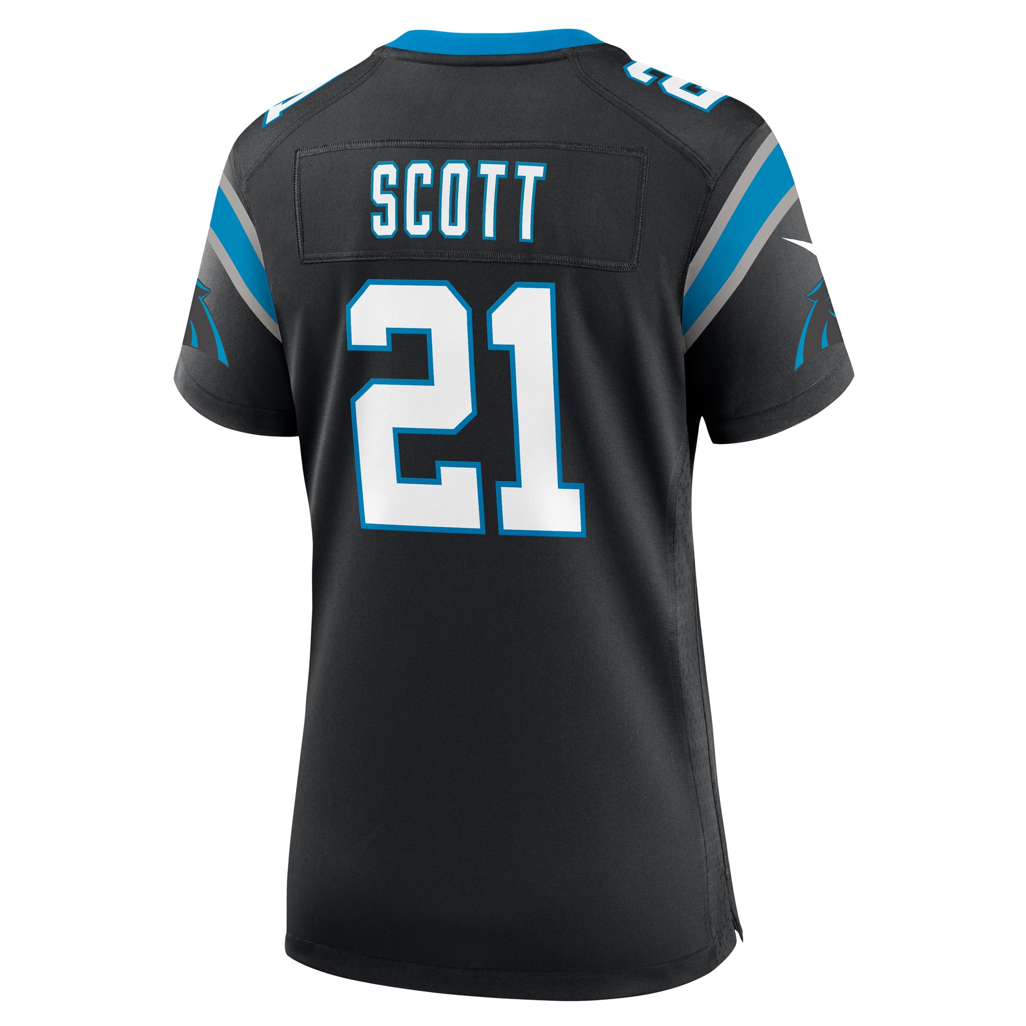 Nick Scott Carolina Panthers Women's Game Jersey - Black - Image 4
