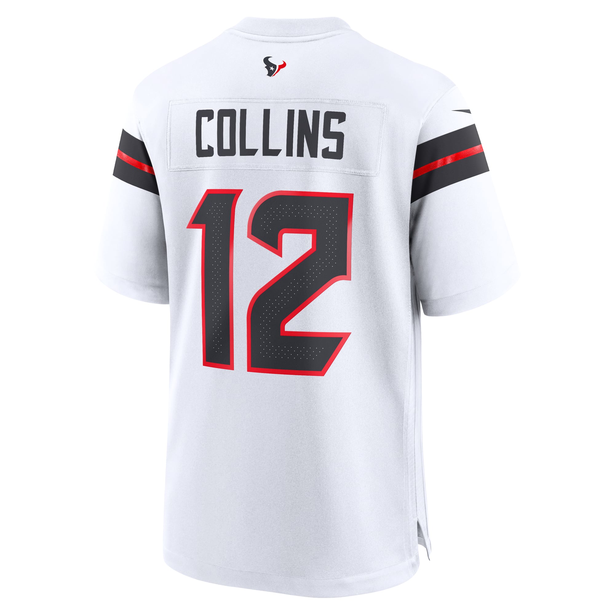 Nico Collins Houston Texans Alternate Game Jersey - Red - White - Image 4