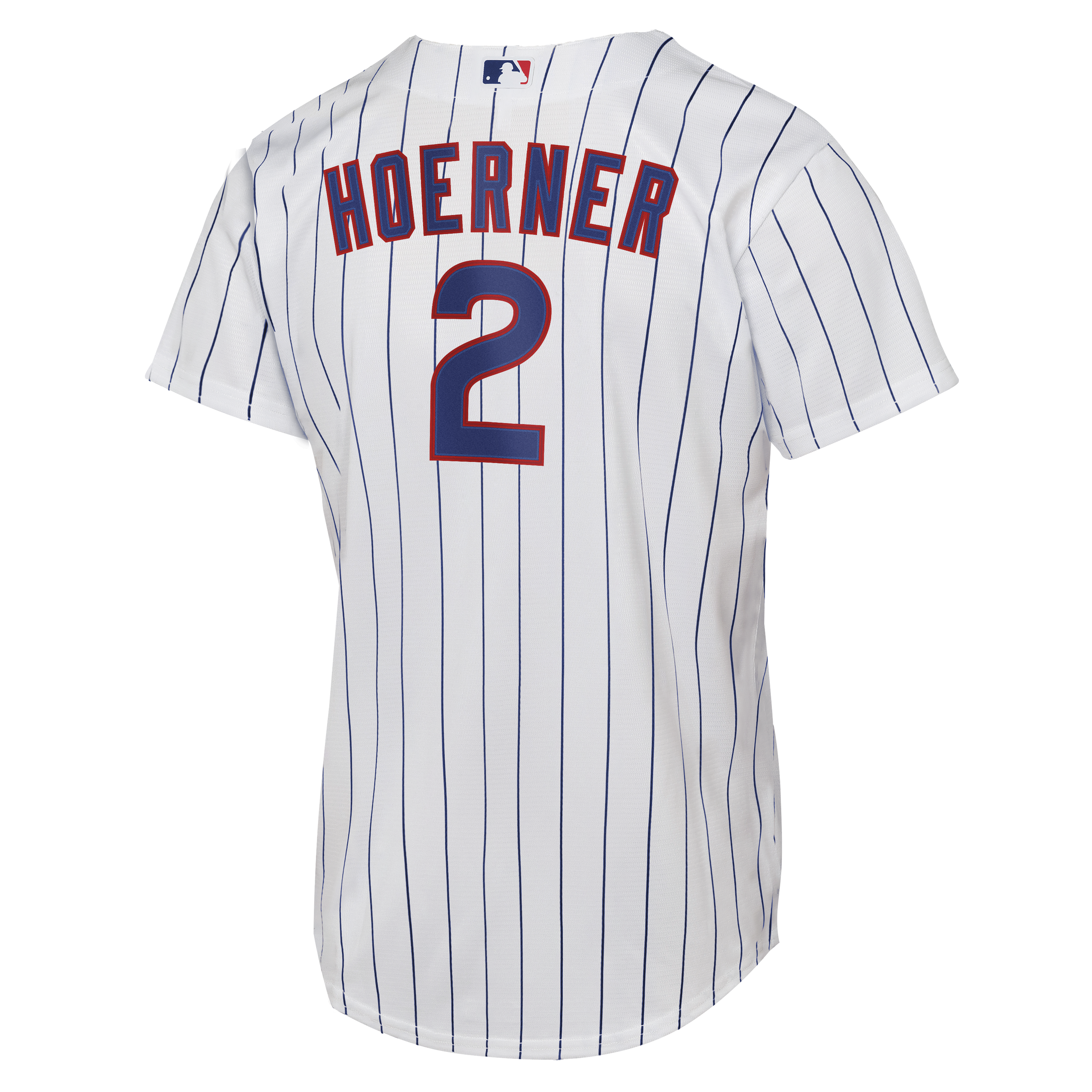 Nico Hoerner Chicago Cubs Youth Home Jersey - White - Image 4