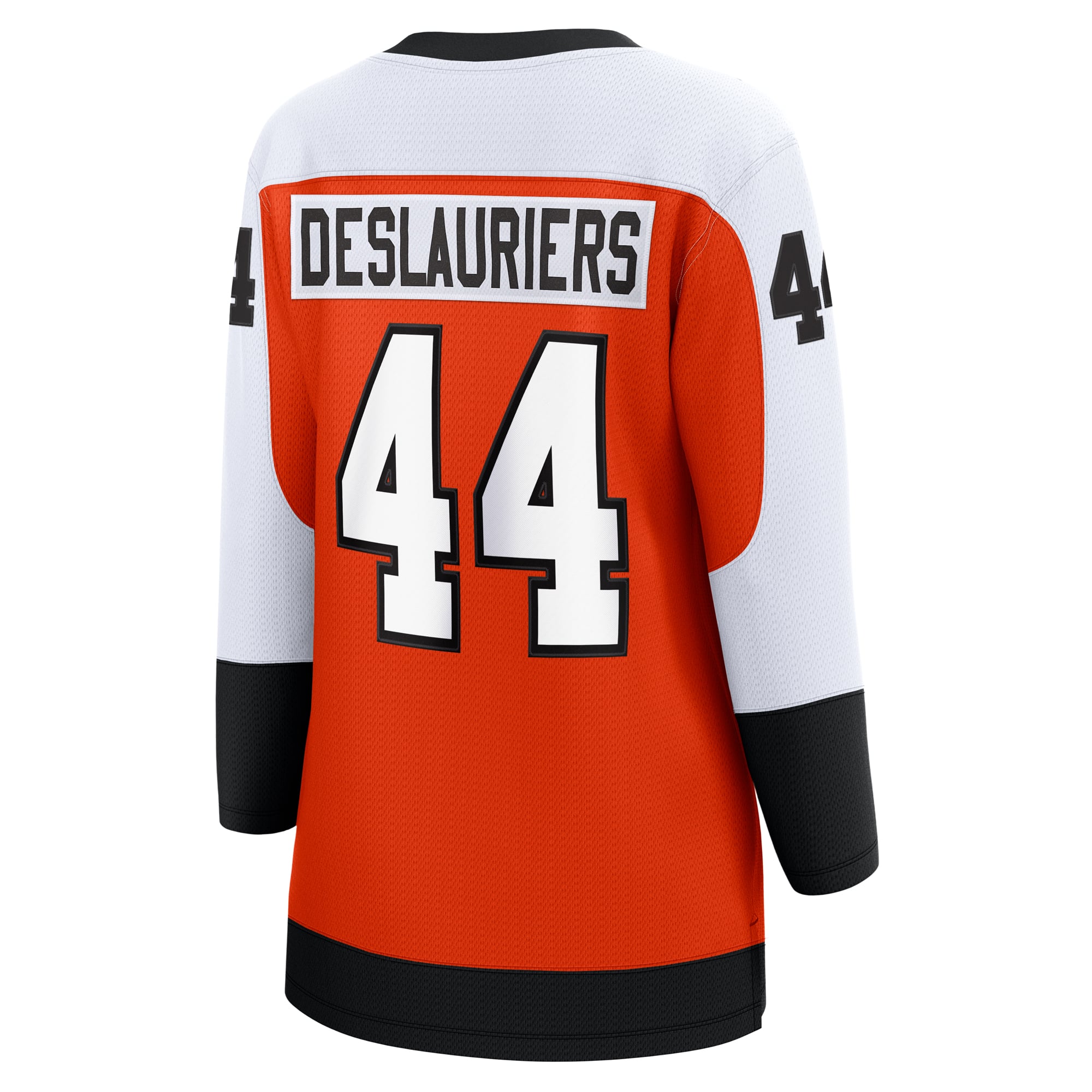 Nicolas Deslauriers Philadelphia Flyers Women's Home Breakaway Player Jersey - Orange - Image 4