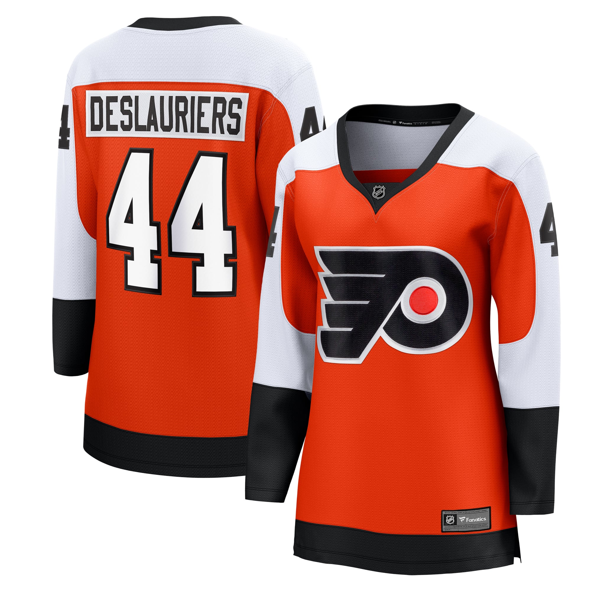 Nicolas Deslauriers Philadelphia Flyers Women's Home Breakaway Player Jersey - Orange