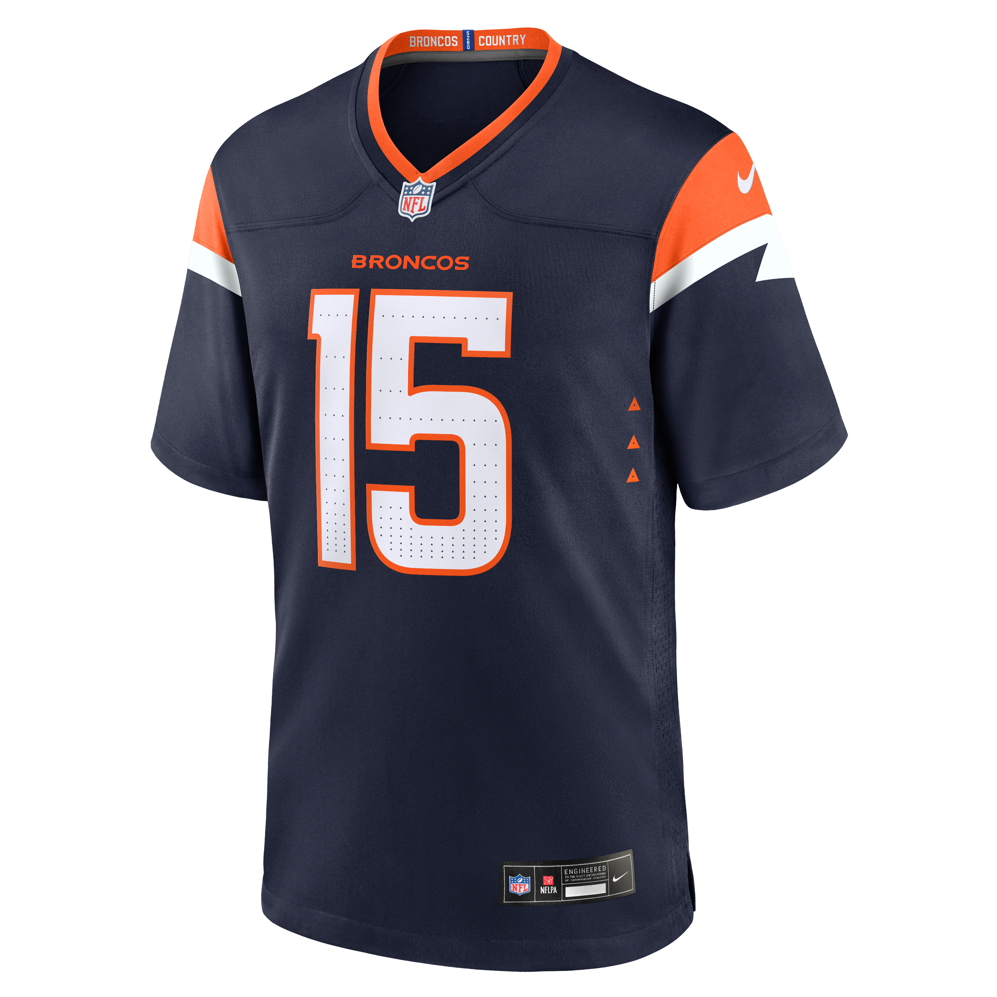 Nik Bonitto Denver Broncos Alternate Game Jersey - Navy - Navy - Image 8