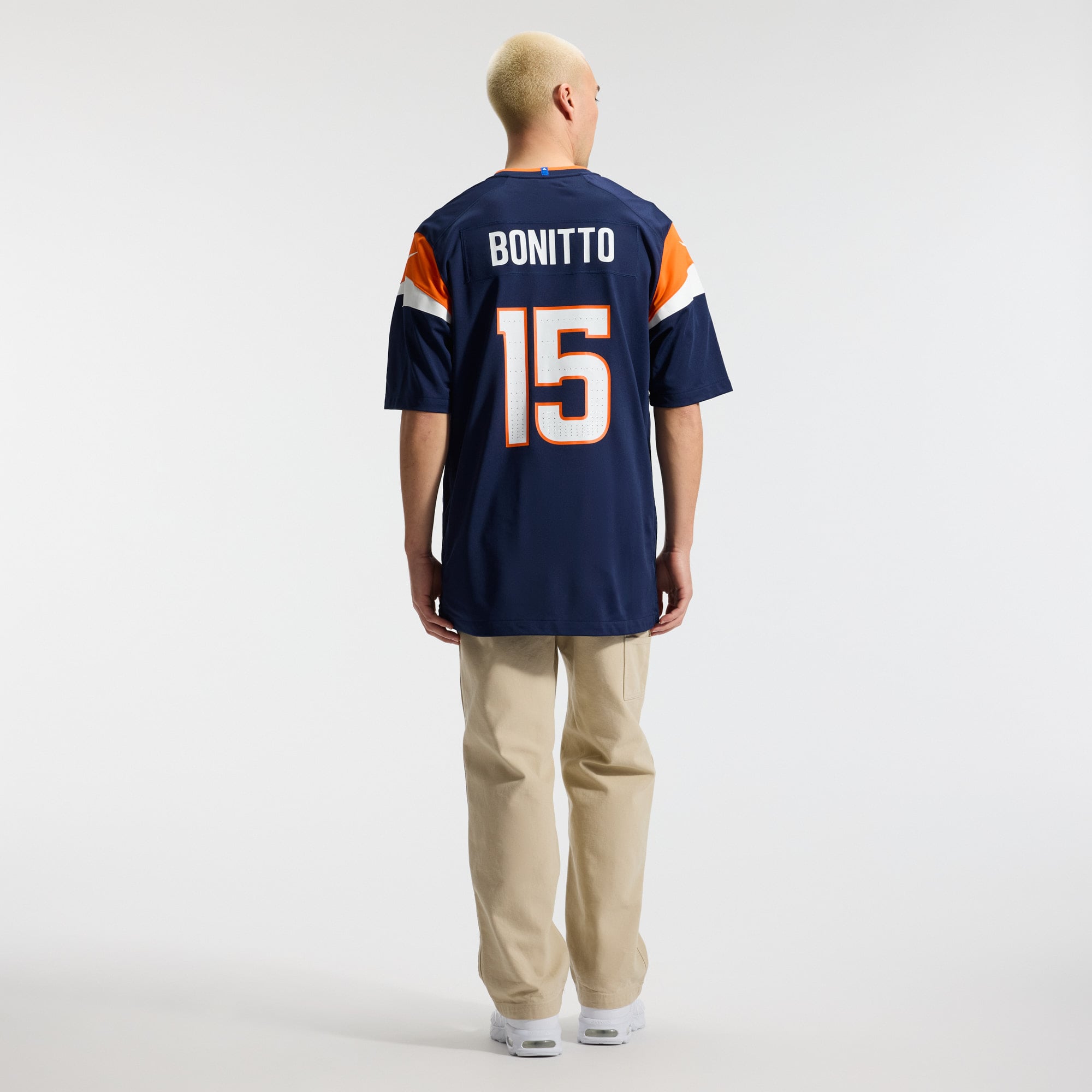 Nik Bonitto Denver Broncos Alternate Game Jersey - Navy - Navy - Image 7