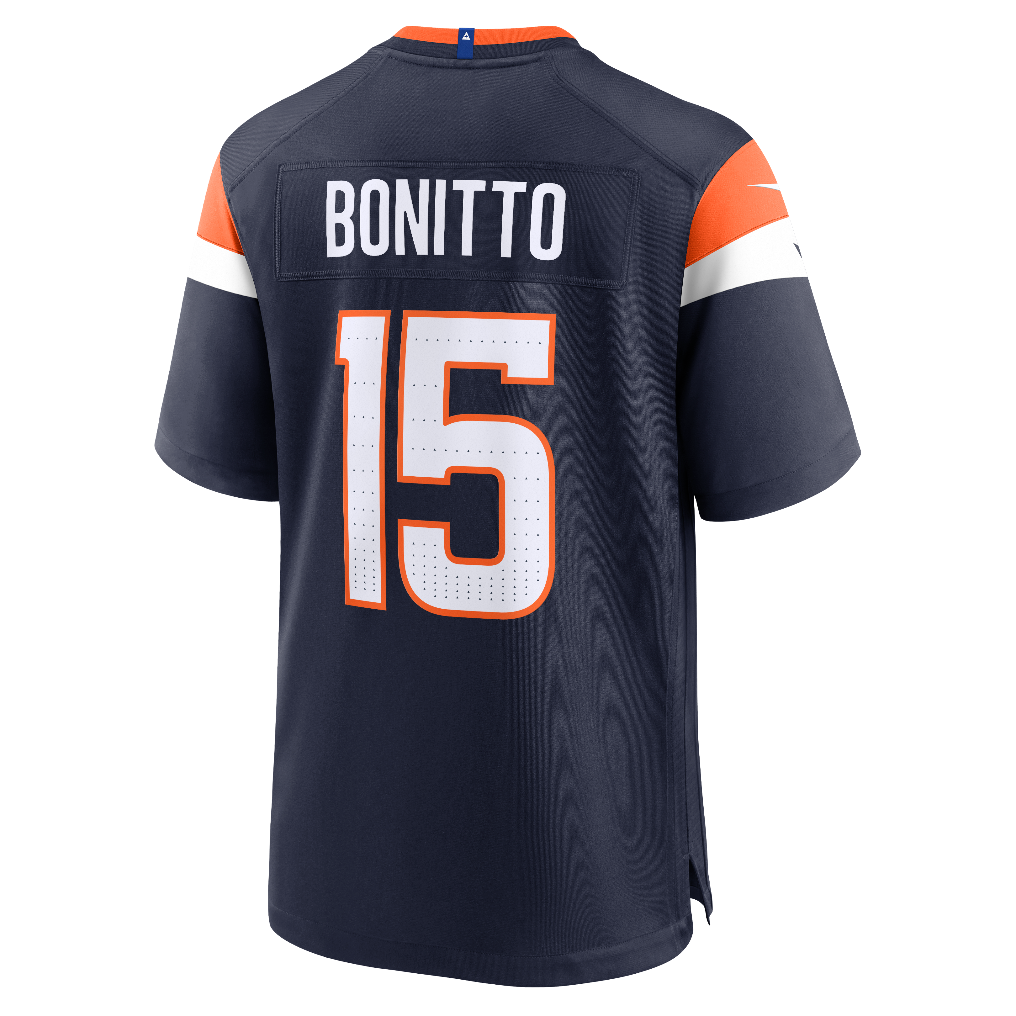 Nik Bonitto Denver Broncos Alternate Game Jersey - Navy - Navy - Image 9