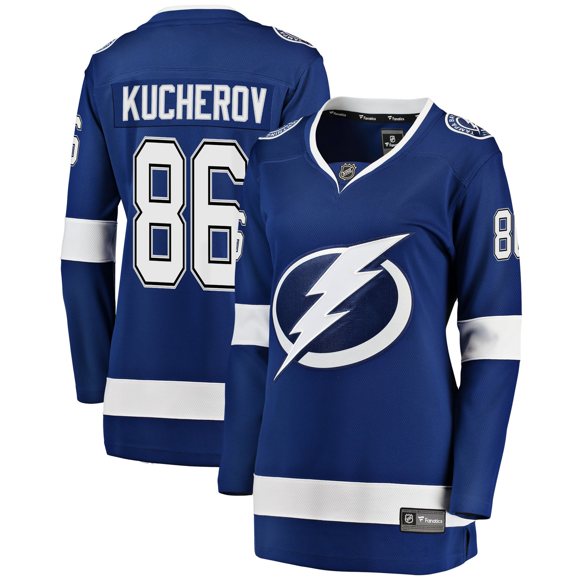 Nikita Kucherov Tampa Bay Lightning Women's Home Breakaway Jersey - Blue