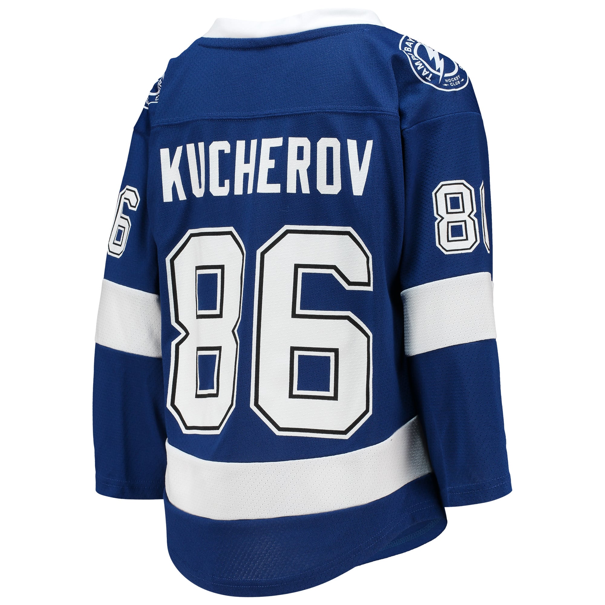 Nikita Kucherov Tampa Bay Lightning Youth Home Player Jersey - Blue - Image 4