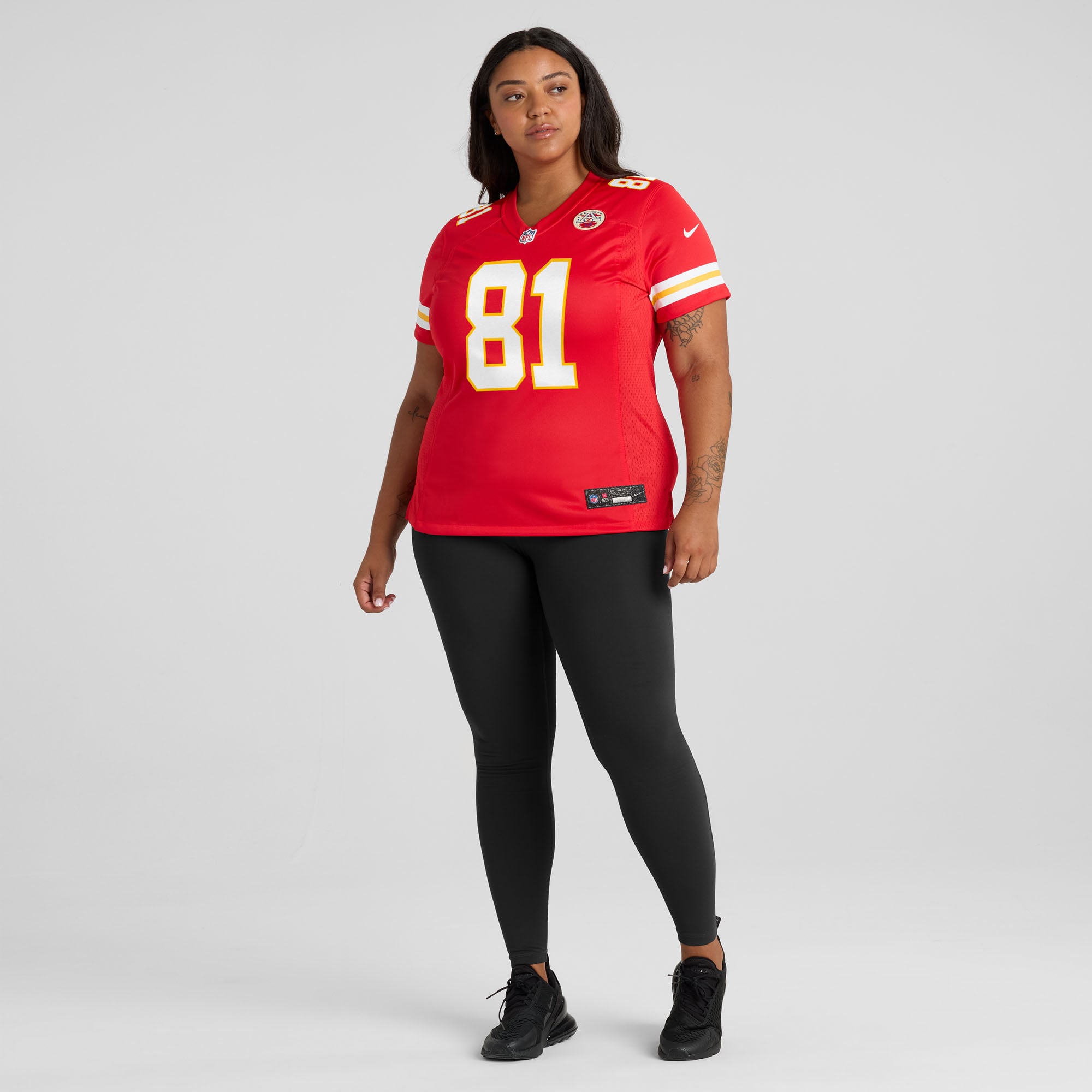 Nikko Remigio Kansas City Chiefs Women's Team Game Jersey - Red - Image 7