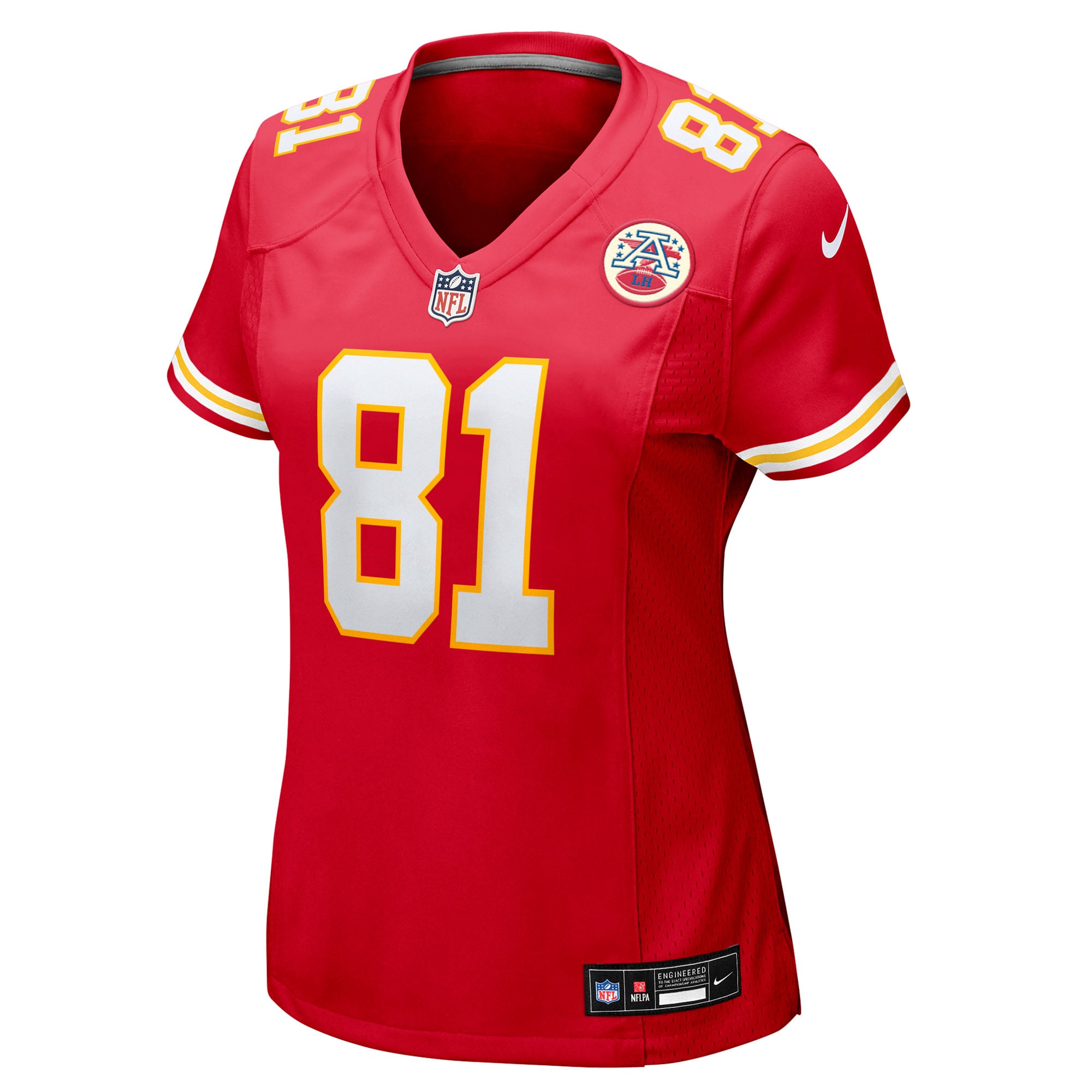 Nikko Remigio Kansas City Chiefs Women's Team Game Jersey - Red - Image 3