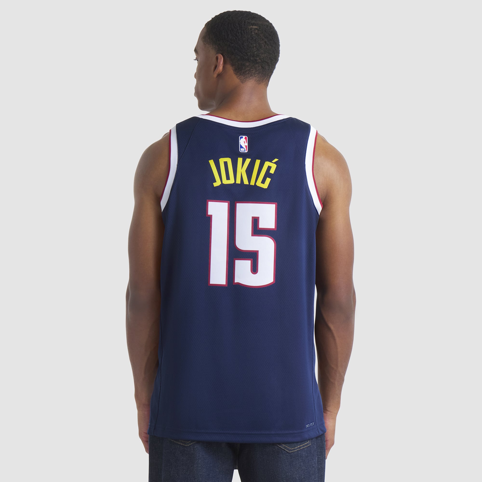 Nikola Jokic Denver Nuggets Unisex Swingman Jersey - Association Edition - Navy - Image 7