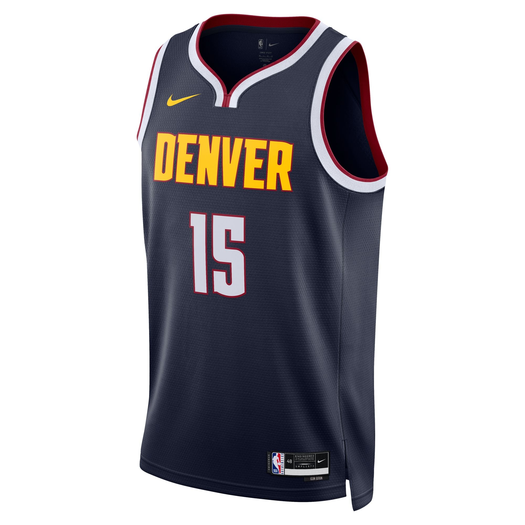 Nikola Jokic Denver Nuggets Unisex Swingman Jersey - Association Edition - Navy - Image 4