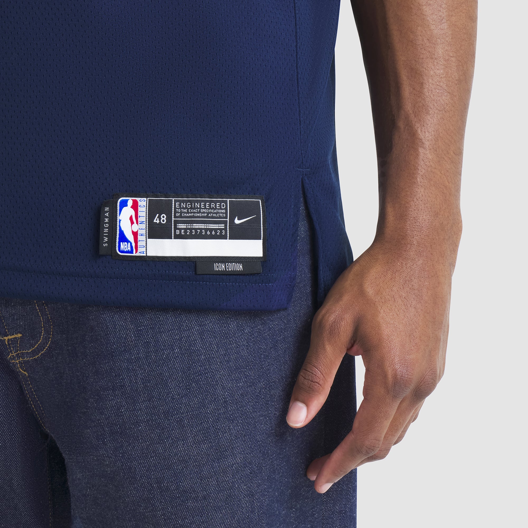 Nikola Jokic Denver Nuggets Unisex Swingman Jersey - Association Edition - Navy - Image 11