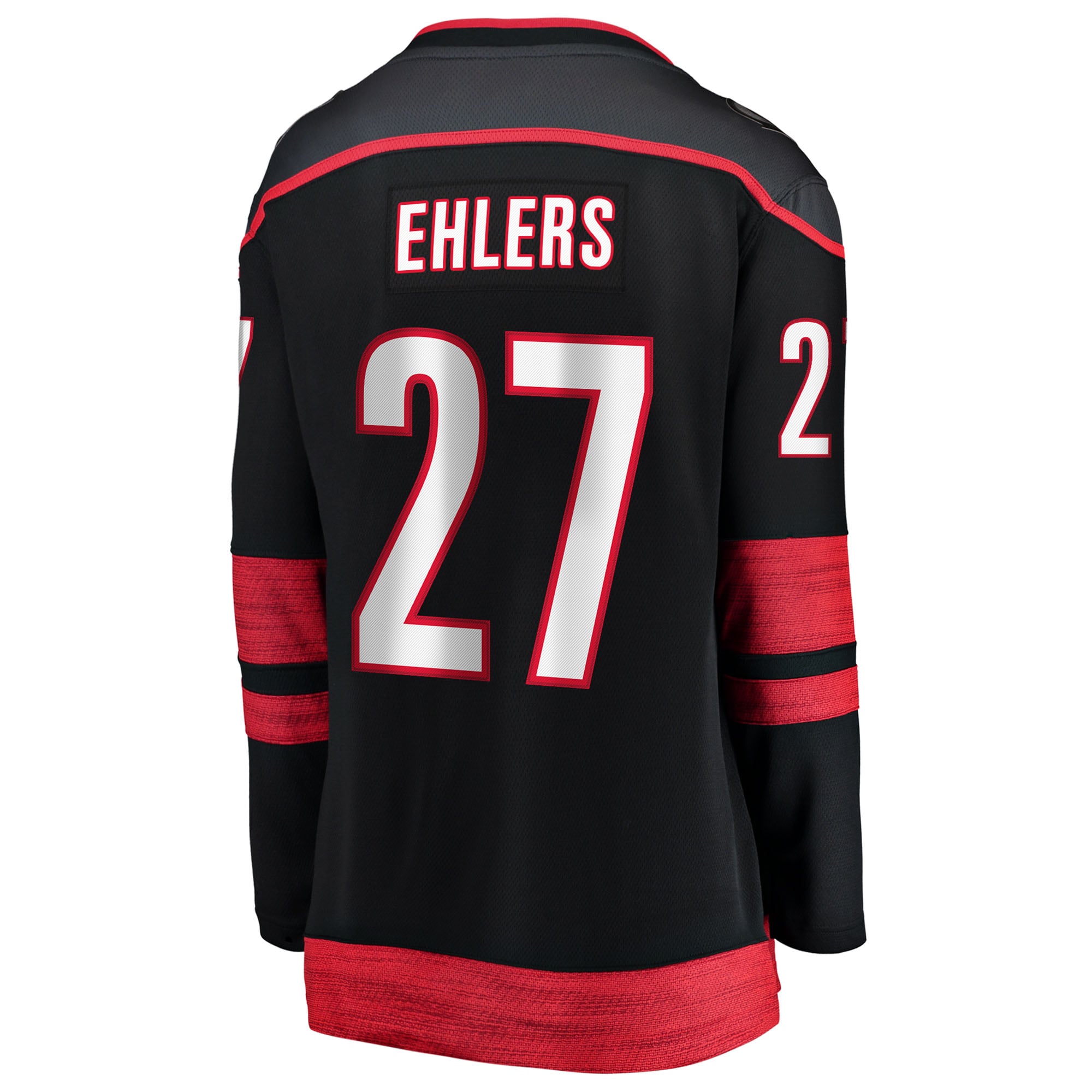 Nikolaj Ehlers Carolina Hurricanes Women's Home Breakaway Jersey - Black - Image 4