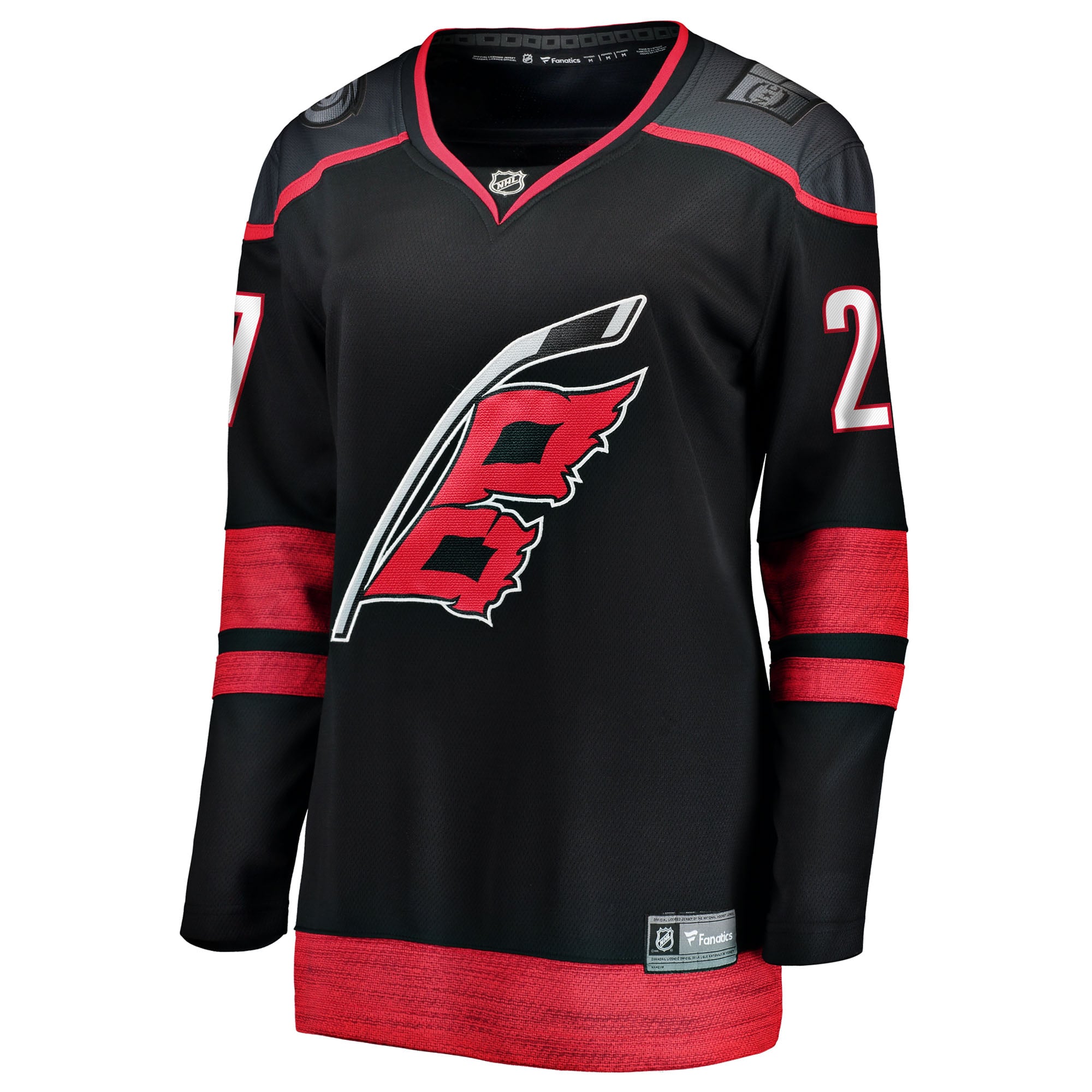 Nikolaj Ehlers Carolina Hurricanes Women's Home Breakaway Jersey - Black - Image 3