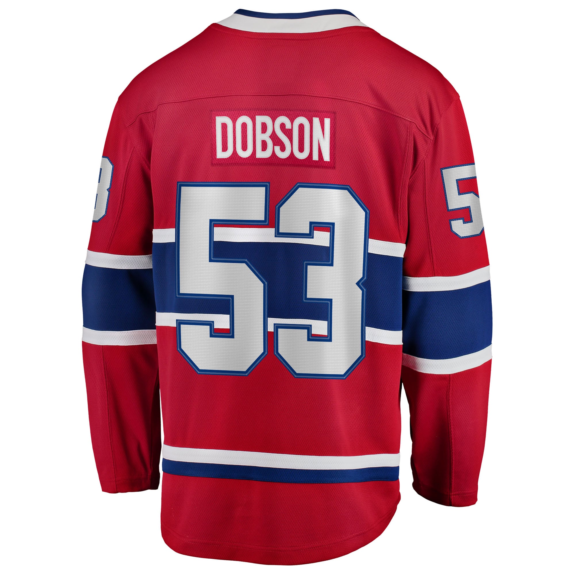 Noah Dobson Montreal Canadiens Home Breakaway Jersey - Red - Image 4