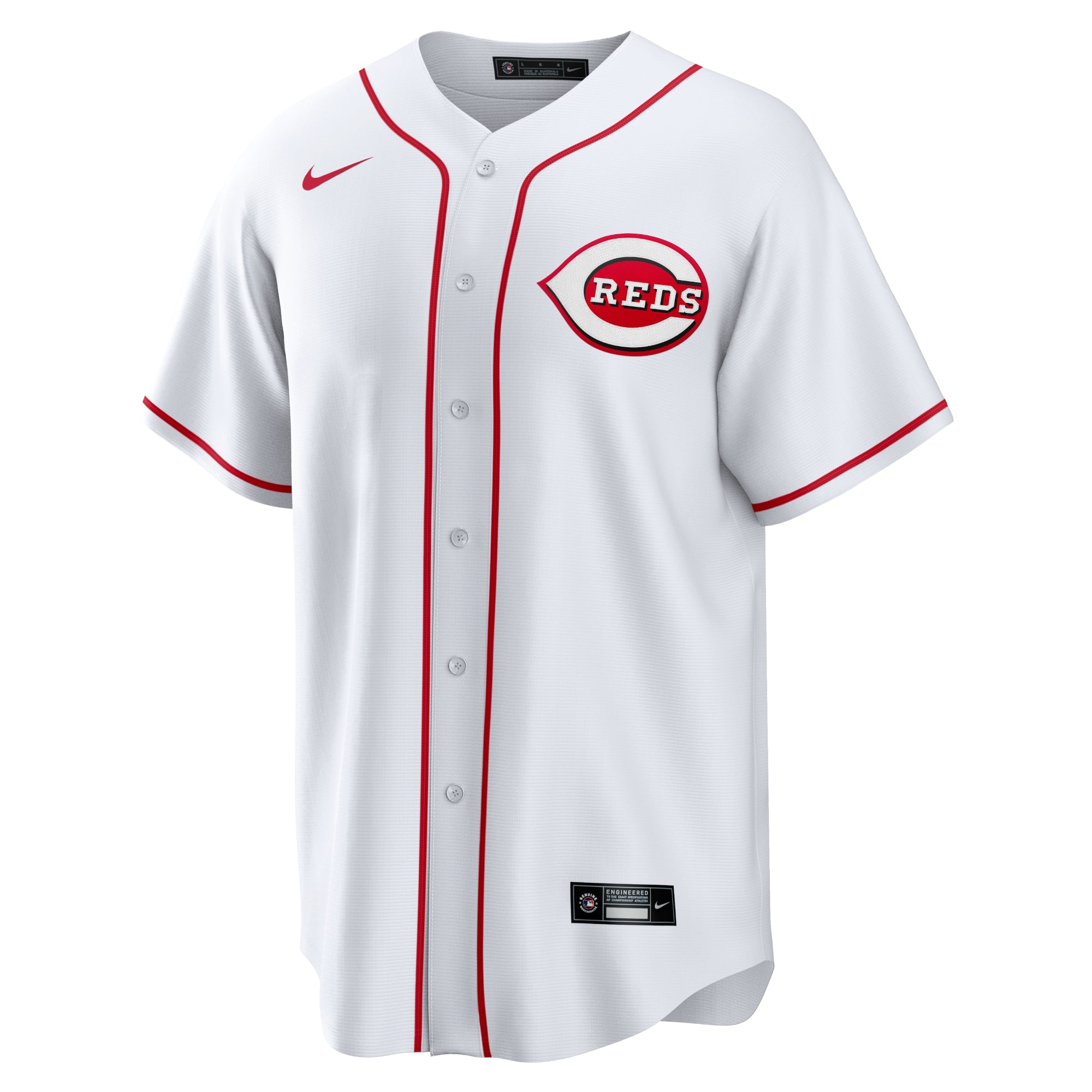 Noelvi Marte Cincinnati Reds Home Jersey - White - Image 3