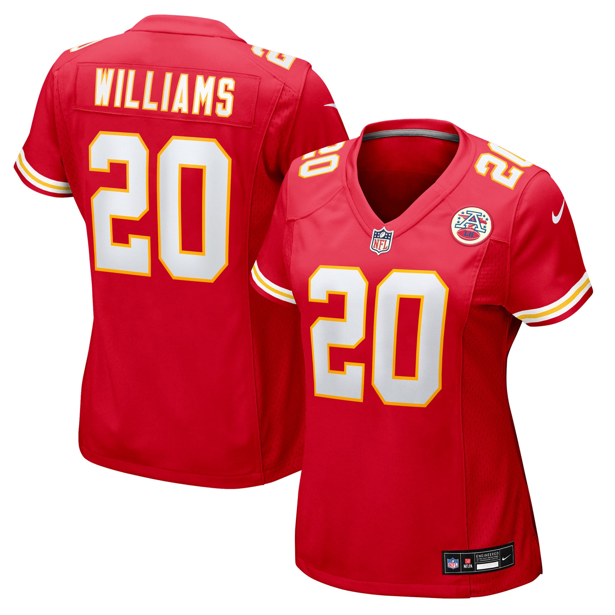 Nohl Williams Kansas City Chiefs Women's Team Game Jersey - Red - Image 2