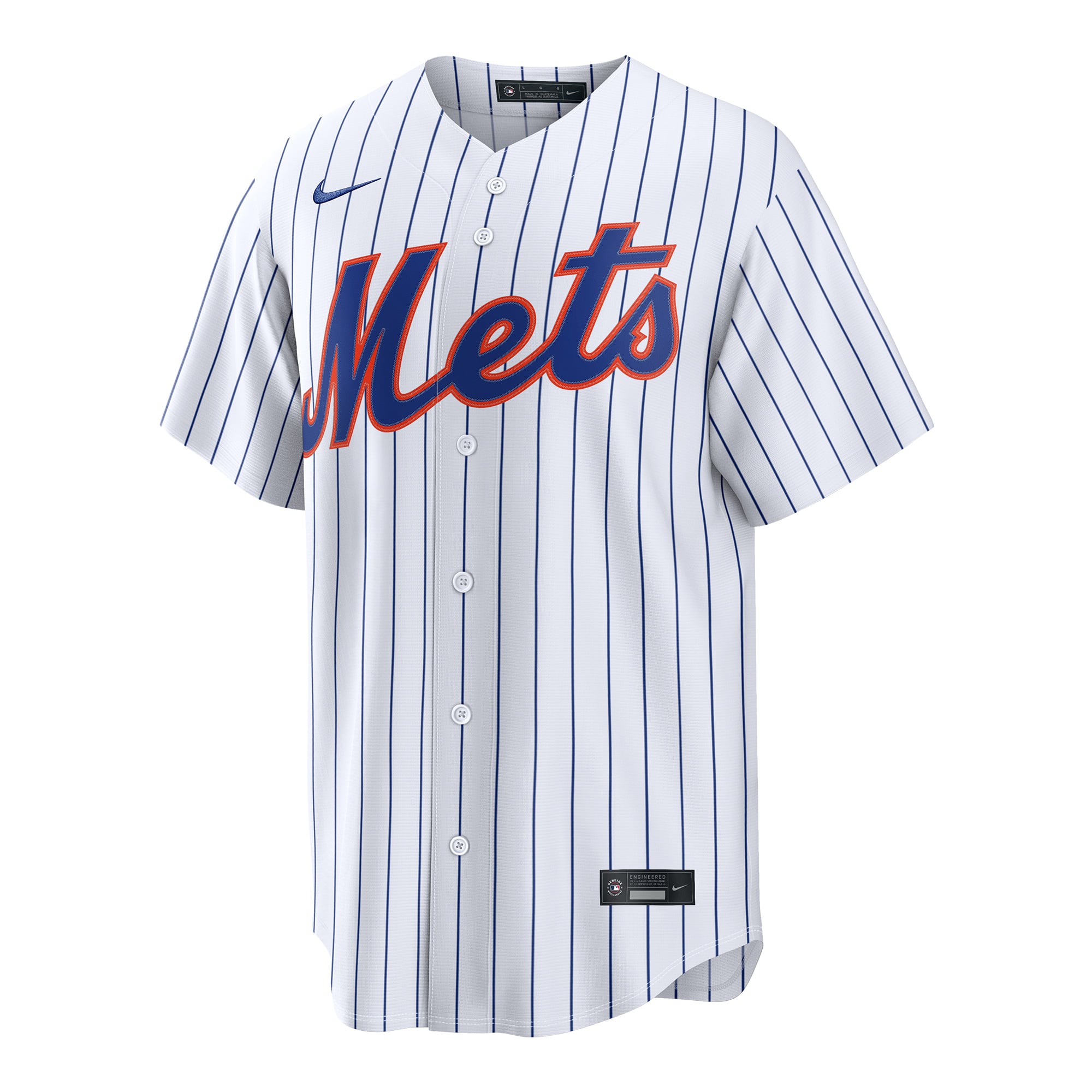Nolan McLean New York Mets Home Jersey - White - Image 3
