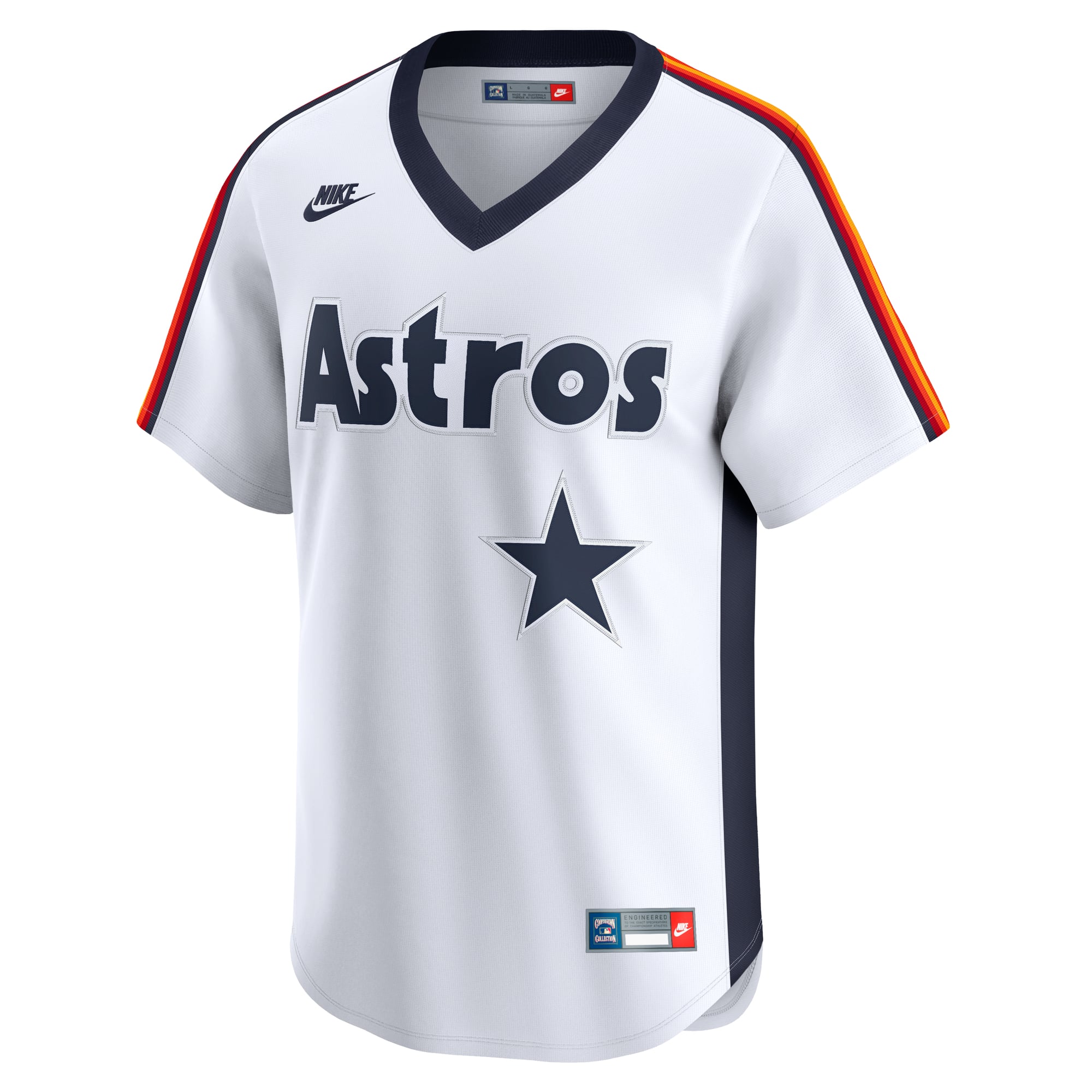 Nolan Ryan Houston Astros Throwback Cooperstown Collection Limited Jersey - White - Image 3