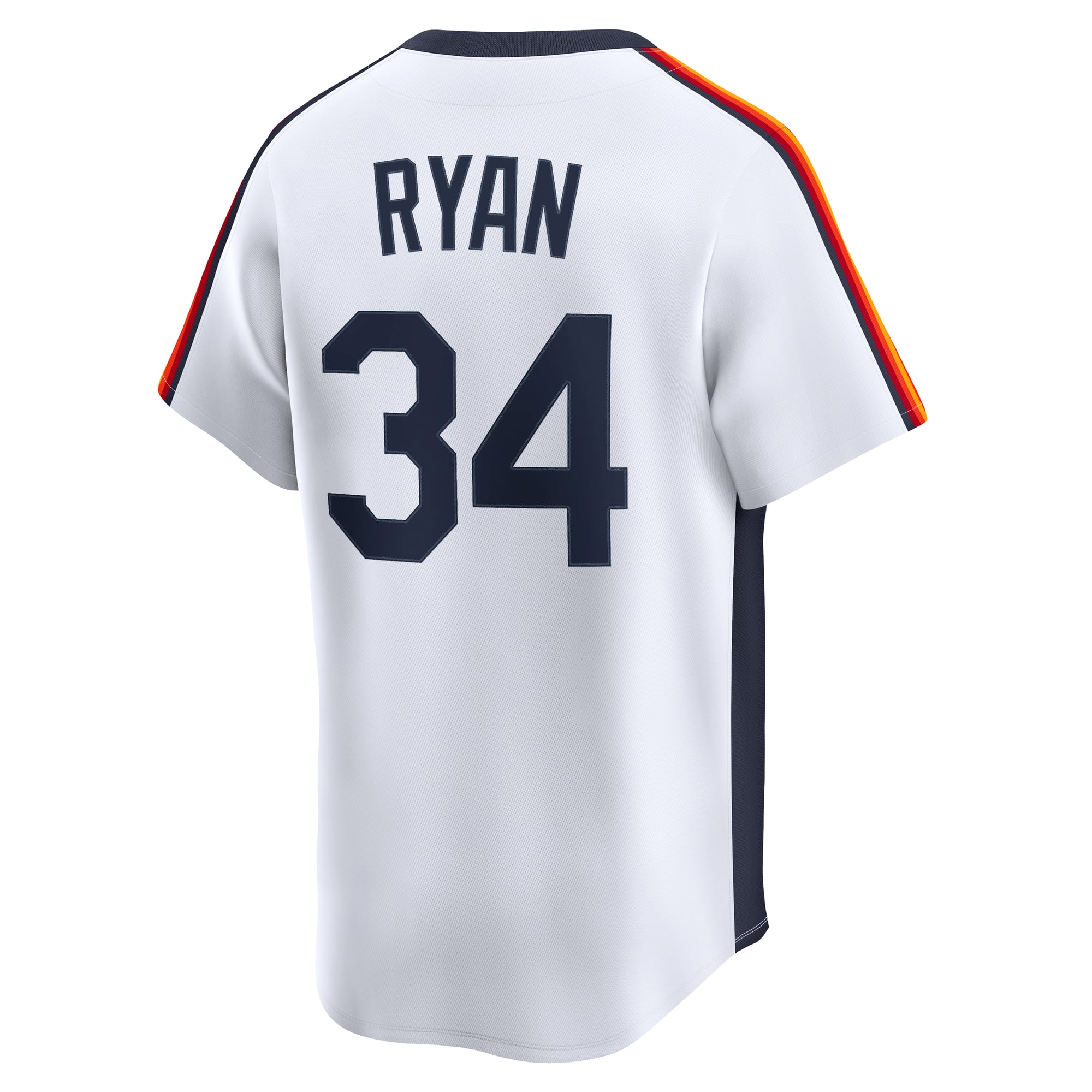 Nolan Ryan Houston Astros Throwback Cooperstown Collection Limited Jersey - White - Image 4