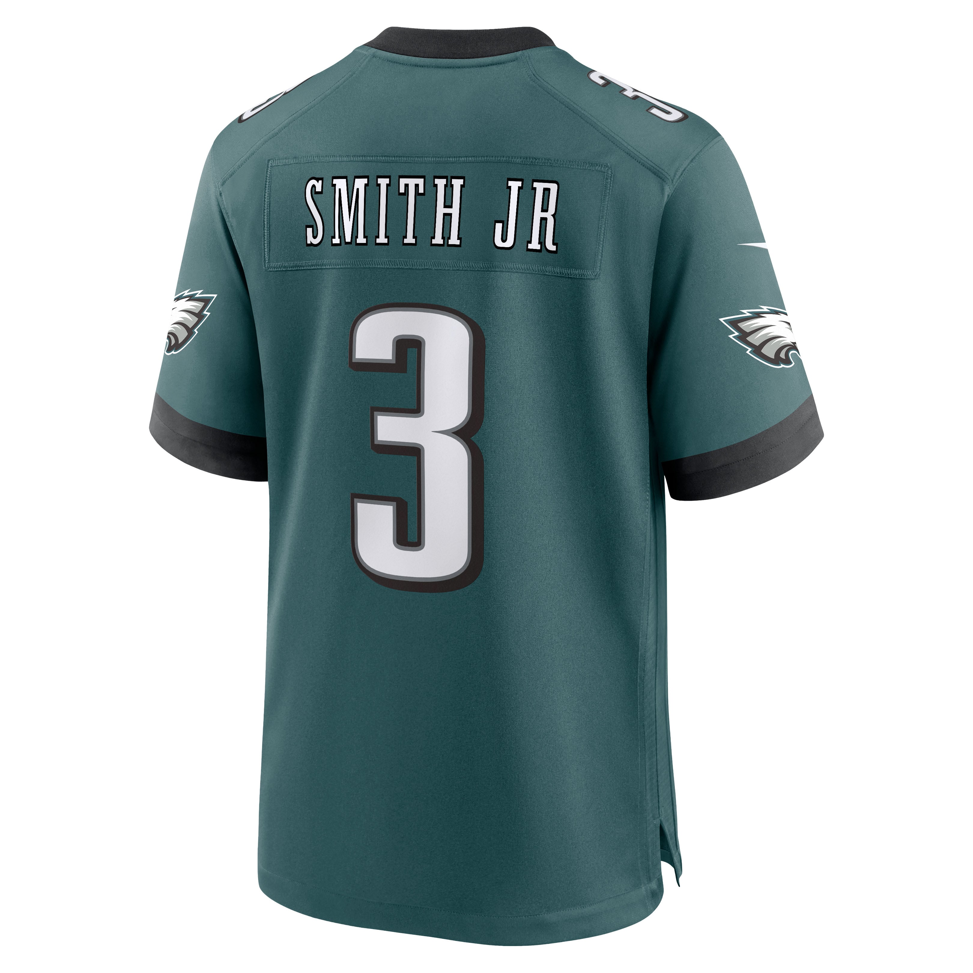 Nolan Smith Jr. Philadelphia Eagles Team Game Jersey - Midnight Green - Image 4
