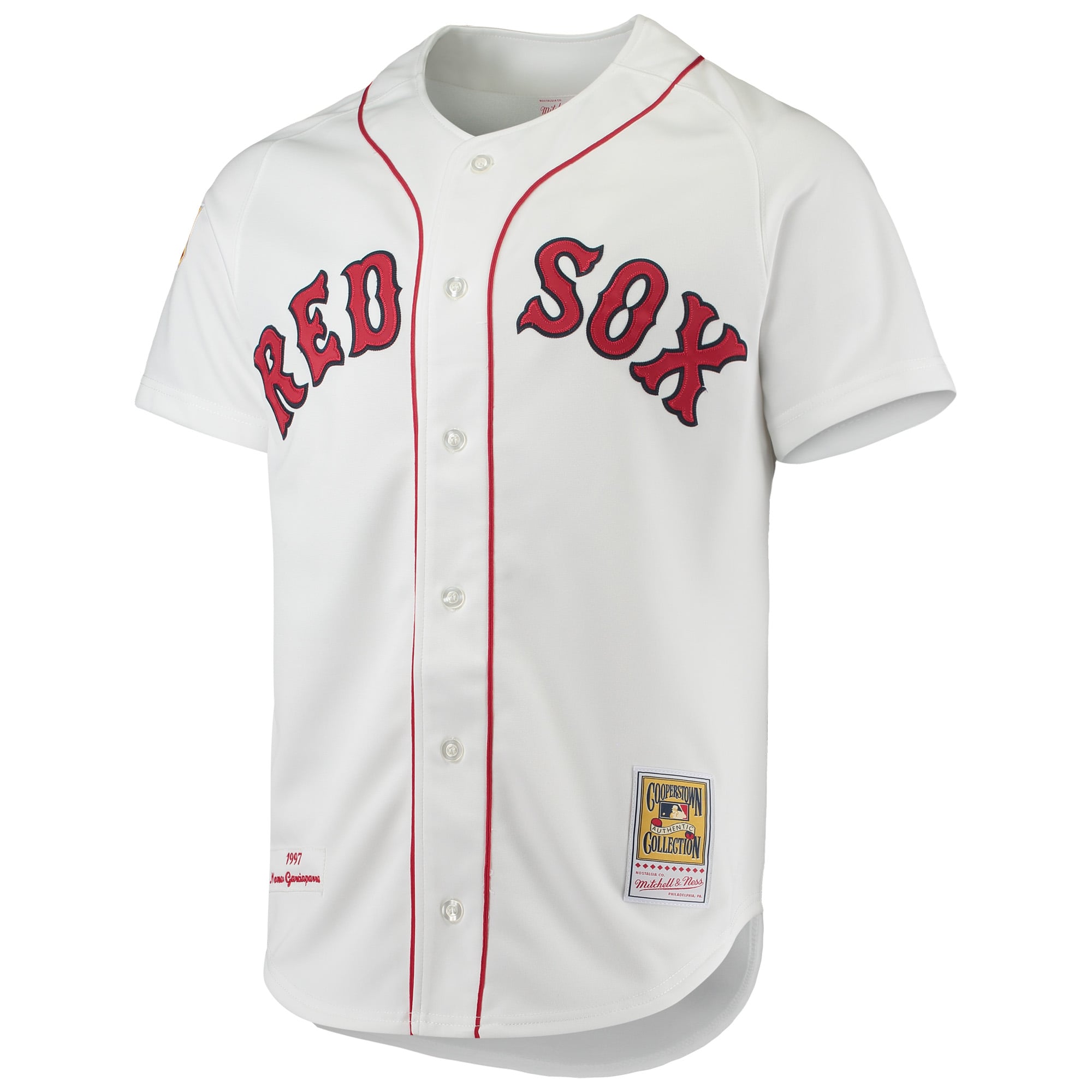 Nomar Garciaparra Boston Red Sox 1997 Cooperstown Collection Jersey - White - Image 3