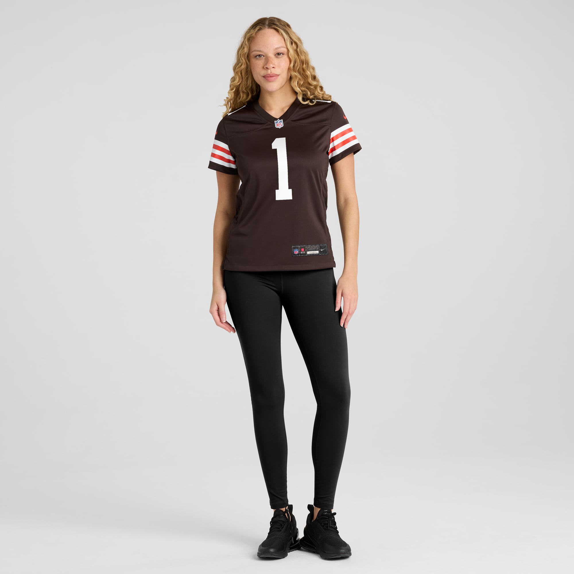 Number 1 Bride Cleveland Browns Women's Game Jersey - Brown - Image 5