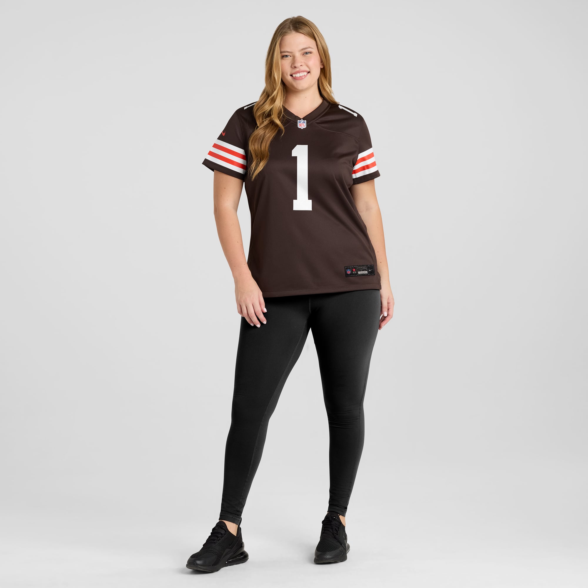 Number 1 Bride Cleveland Browns Women's Game Jersey - Brown - Image 7