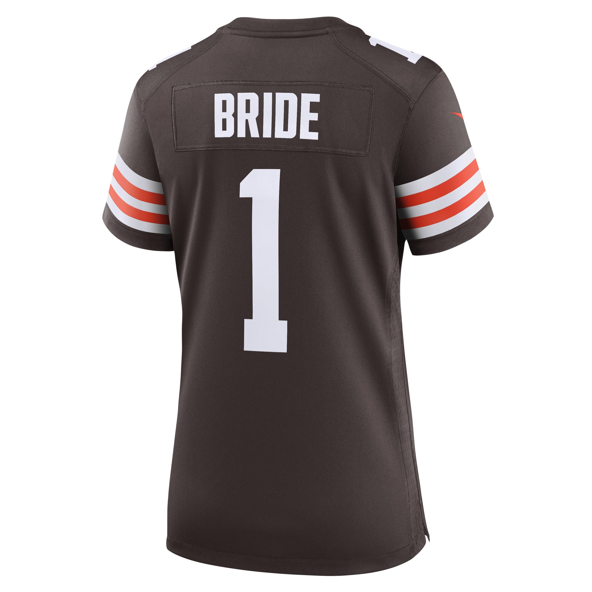 Number 1 Bride Cleveland Browns Women's Game Jersey - Brown - Image 4