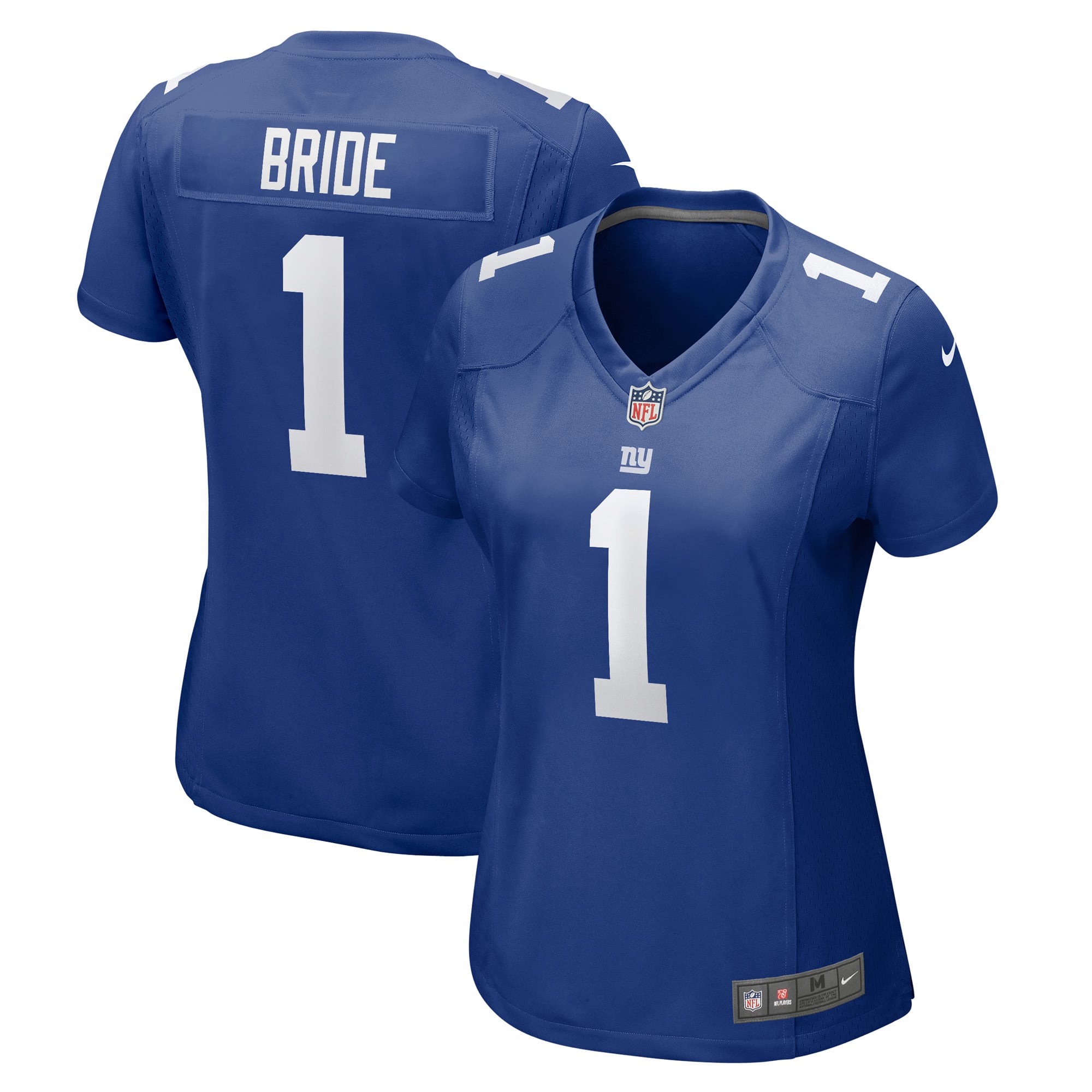 Number 1 Bride New York Giants Women's Game Jersey - Royal - Image 2