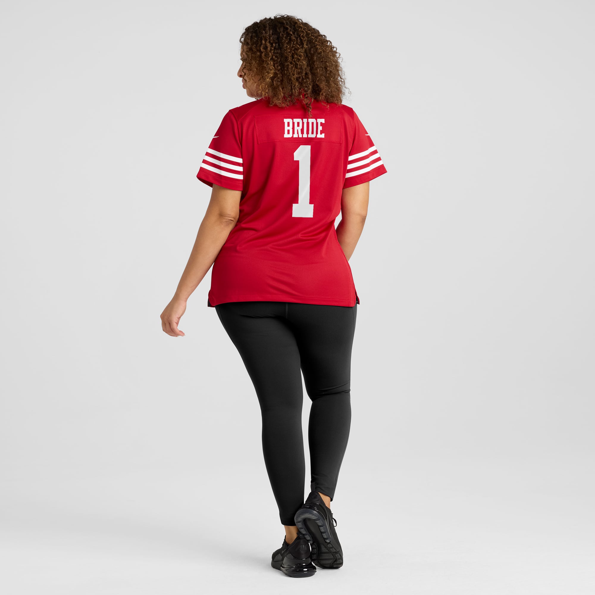 Number 1 Bride San Francisco 49ers Women's Game Jersey - Scarlet - Image 8