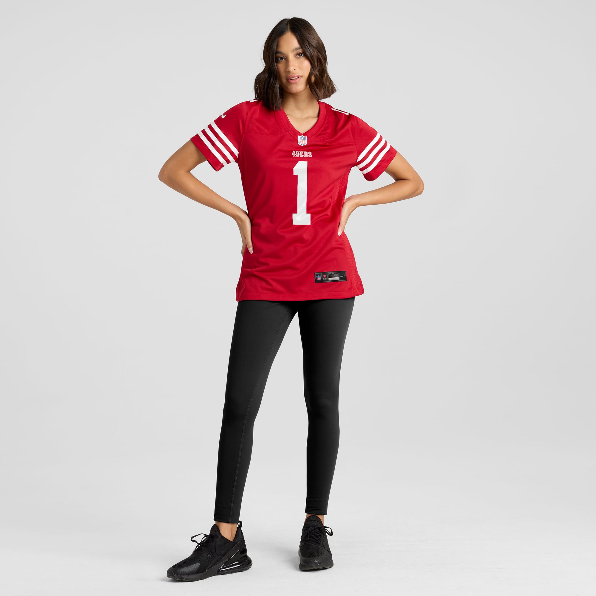 Number 1 Bride San Francisco 49ers Women's Game Jersey - Scarlet - Image 5