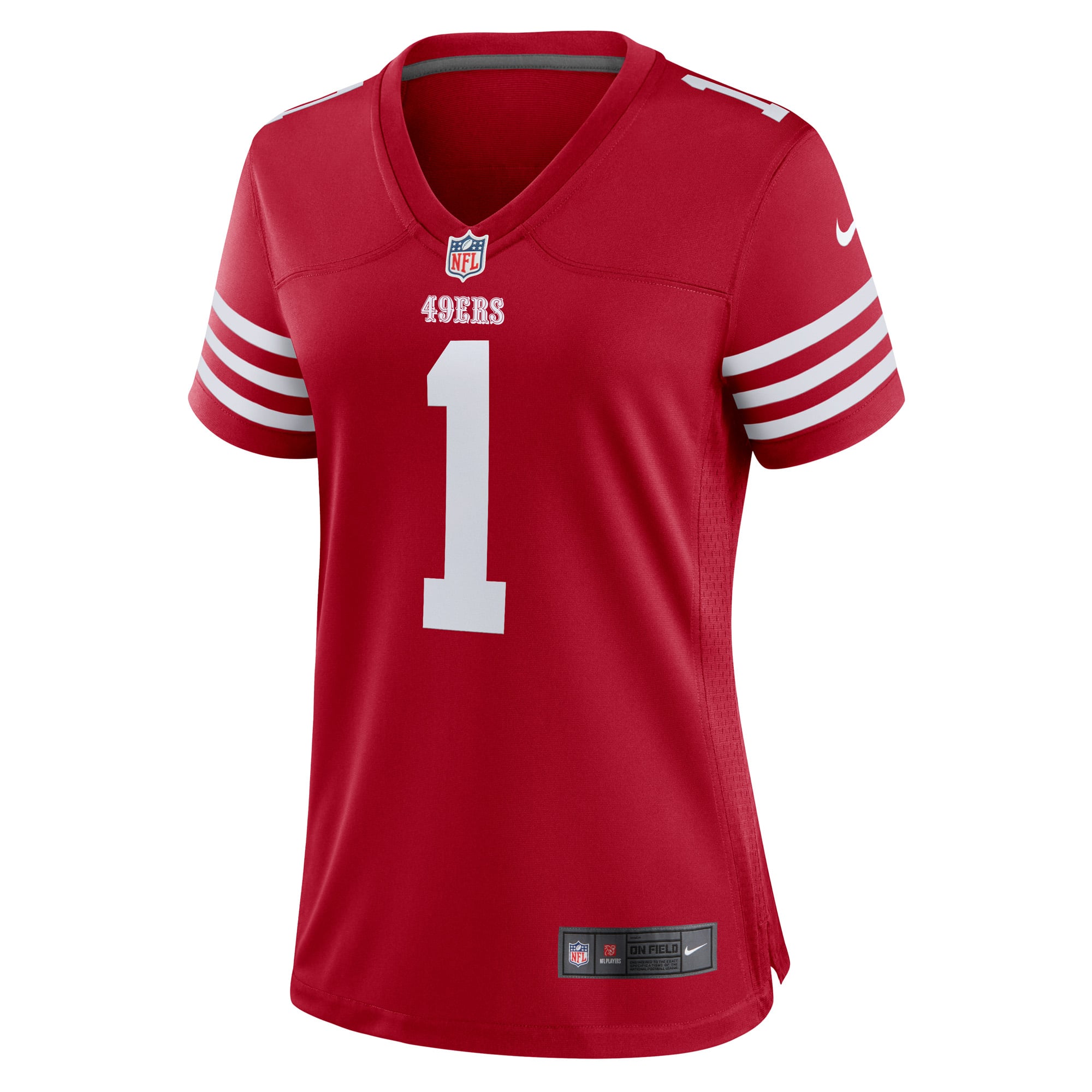 Number 1 Bride San Francisco 49ers Women's Game Jersey - Scarlet - Image 3
