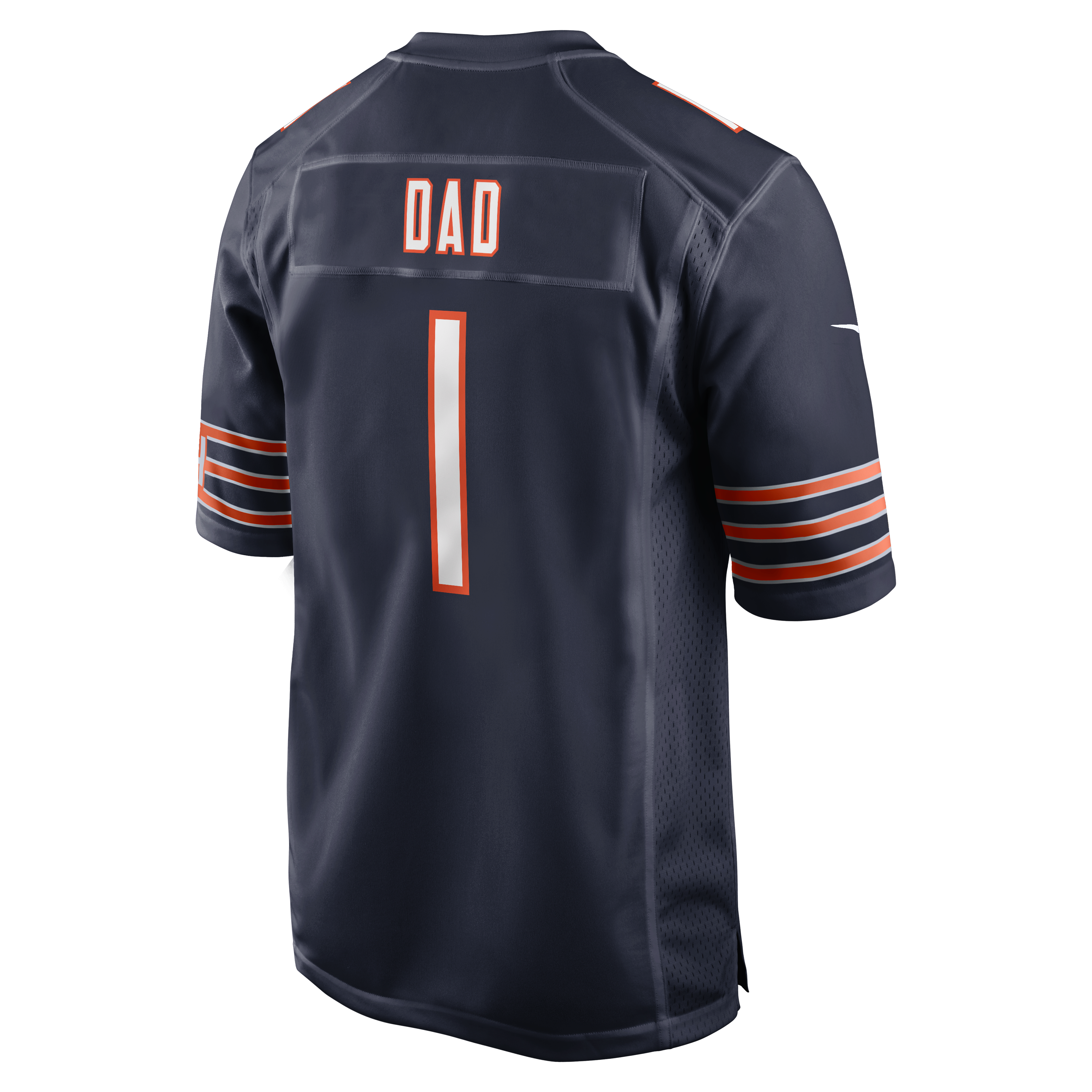 Number 1 Dad Chicago Bears Game Jersey - Navy - Image 4