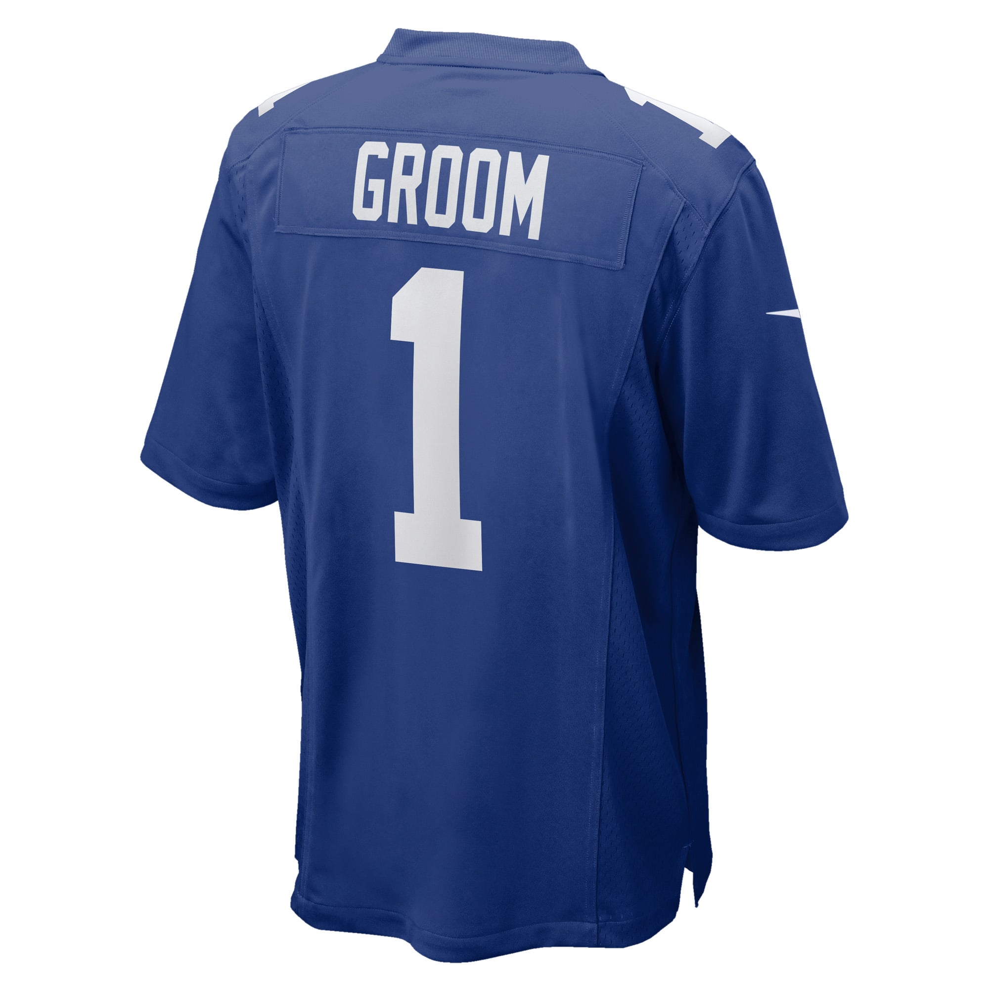 Number 1 Groom New York Giants Game Jersey - Royal - Image 4