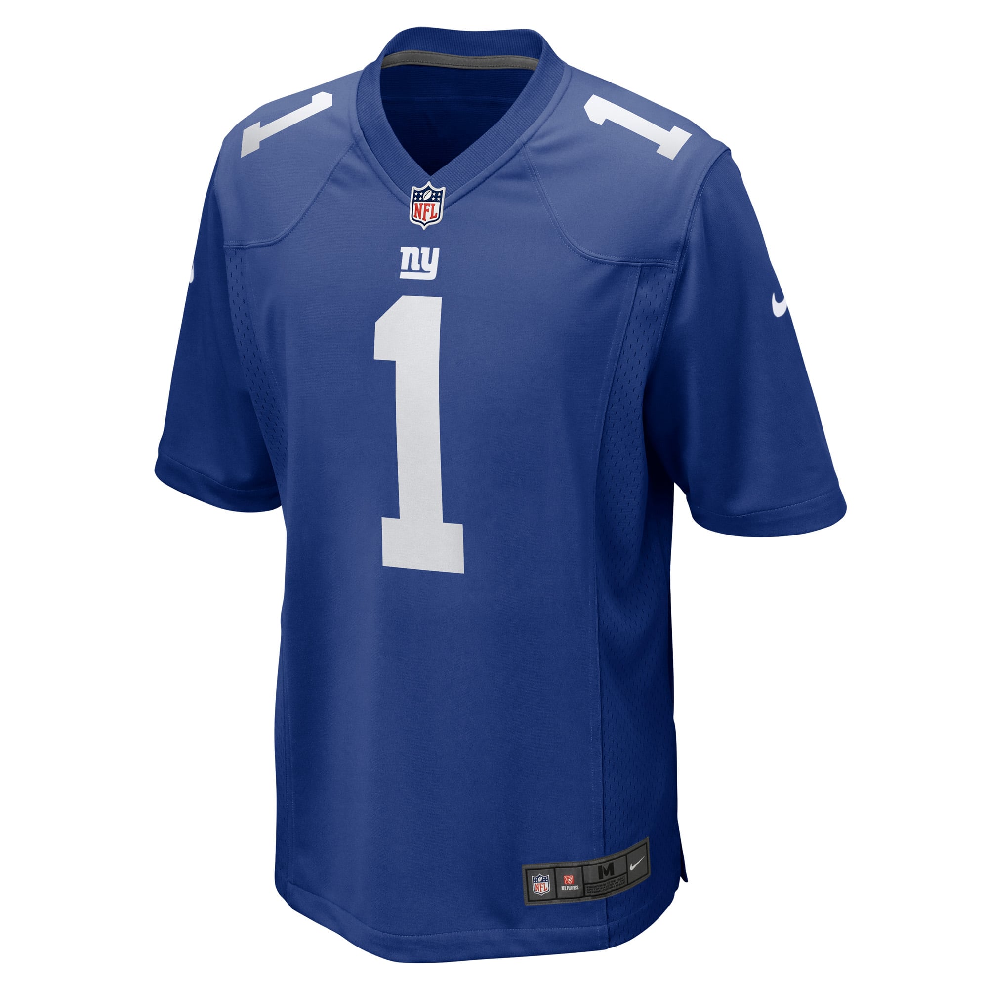 Number 1 Groom New York Giants Game Jersey - Royal - Image 3
