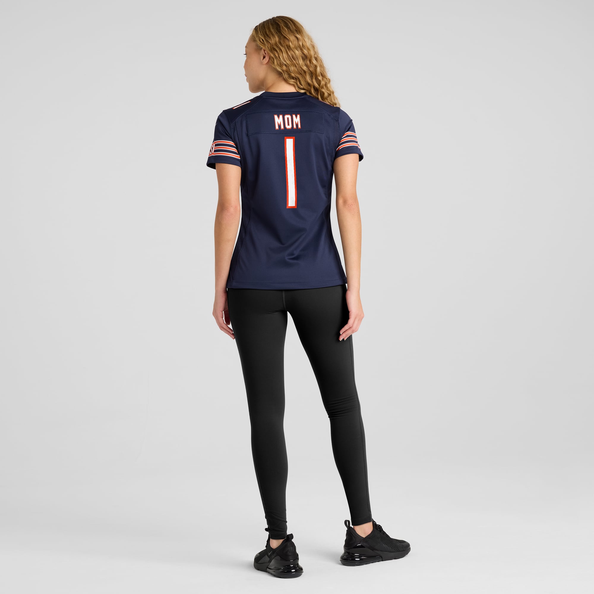 Number 1 Mom Chicago Bears Women's Game Jersey - Navy - Image 6