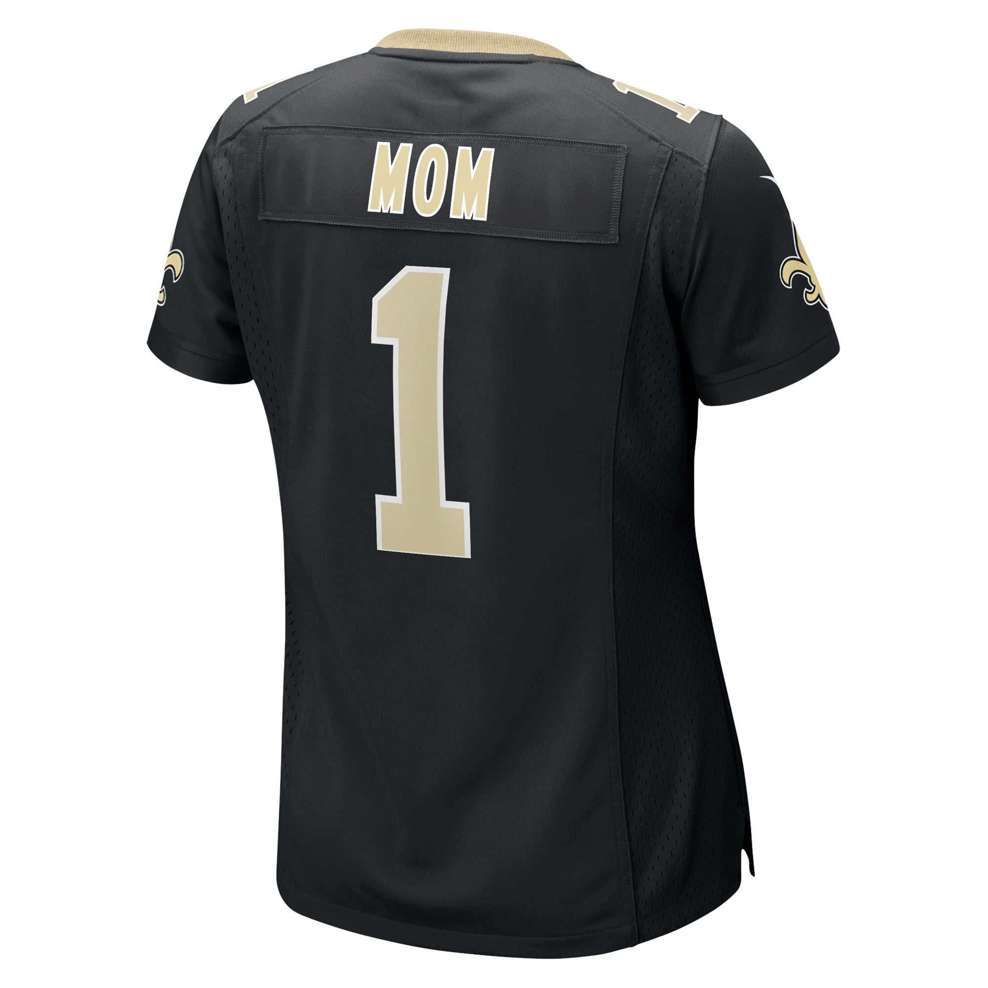 Number 1 Mom New Orleans Saints Women's Game Jersey - Black - Image 4