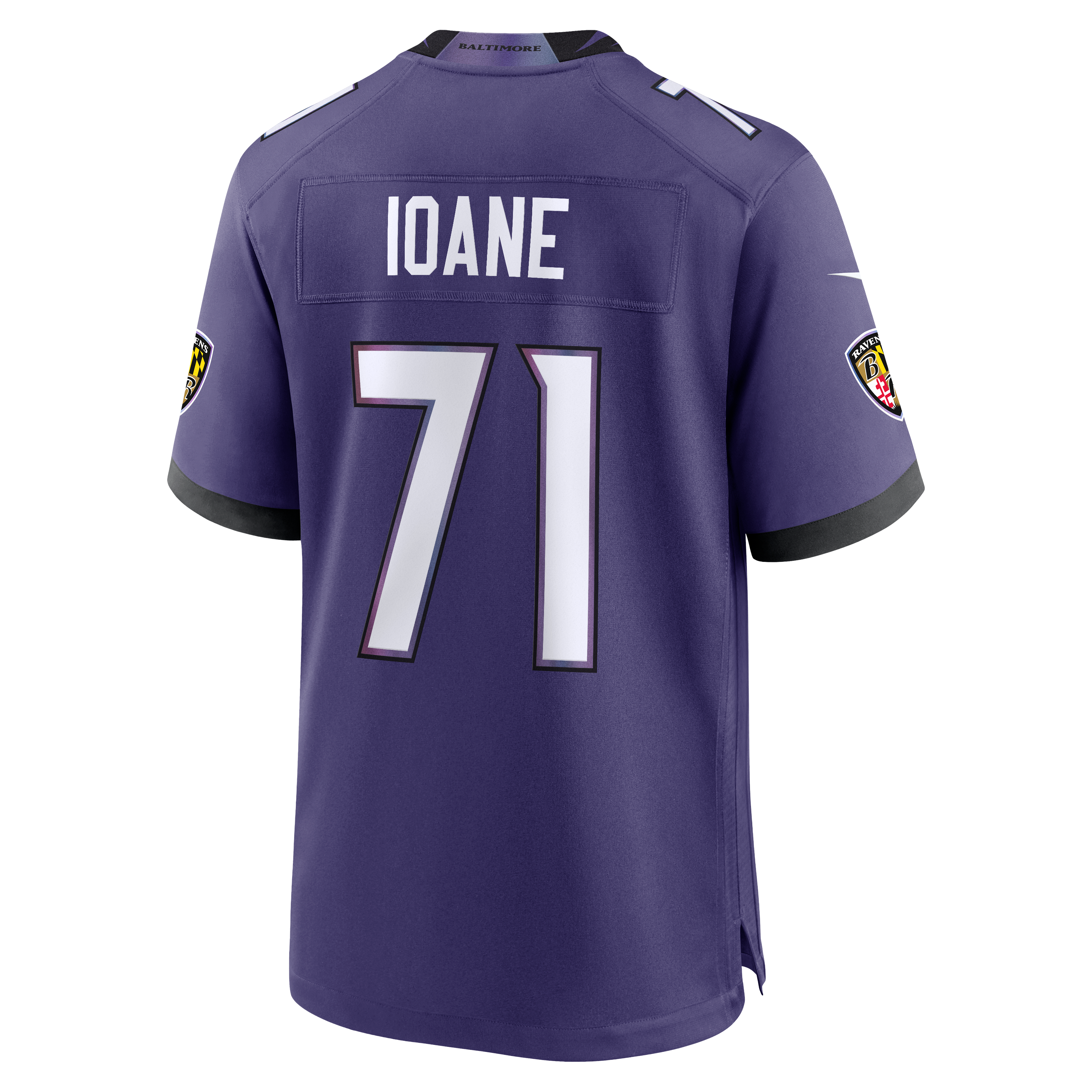 Olaivavega Ioane Baltimore Ravens 2026 Draft First Round Pick No. 14 Team Game Jersey - Purple - Image 4